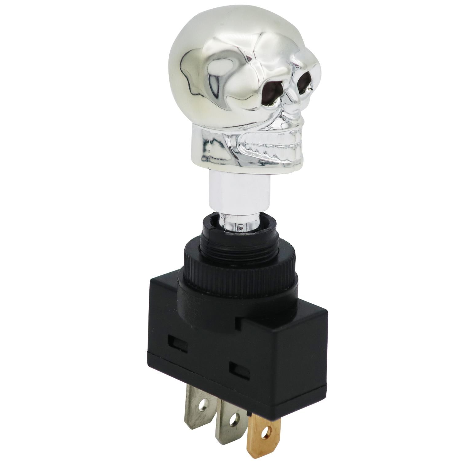 Cambridge 15 Amps Skull with Red LED Eyes Toggle Switch | AutoZone