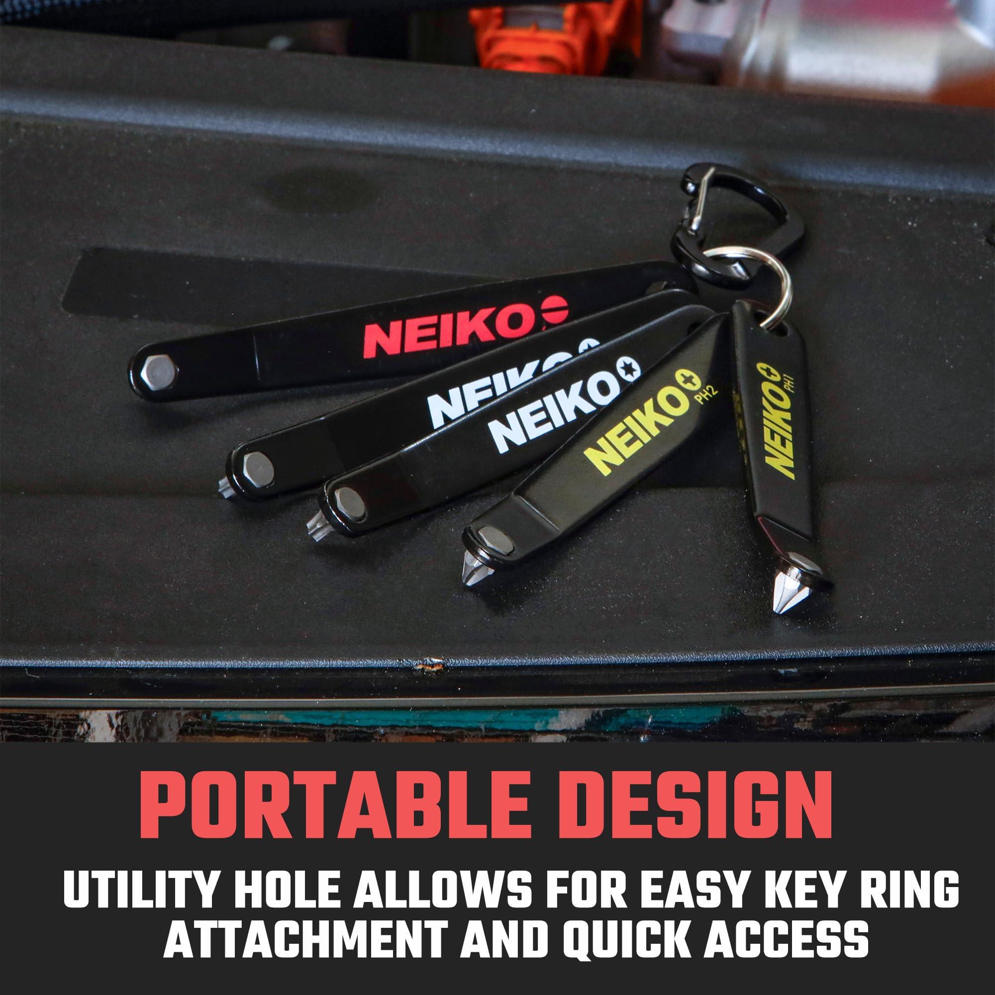 NEIKO 10mm Depth, S2 Steel, SAE, Ultra Low Profile Offset