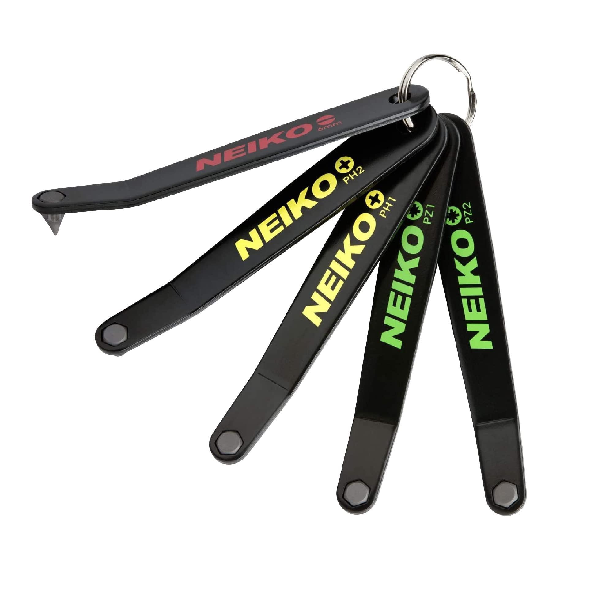 NEIKO S2 Steel, Phillips, Pozidriv, Slotted, Low Profile Offset