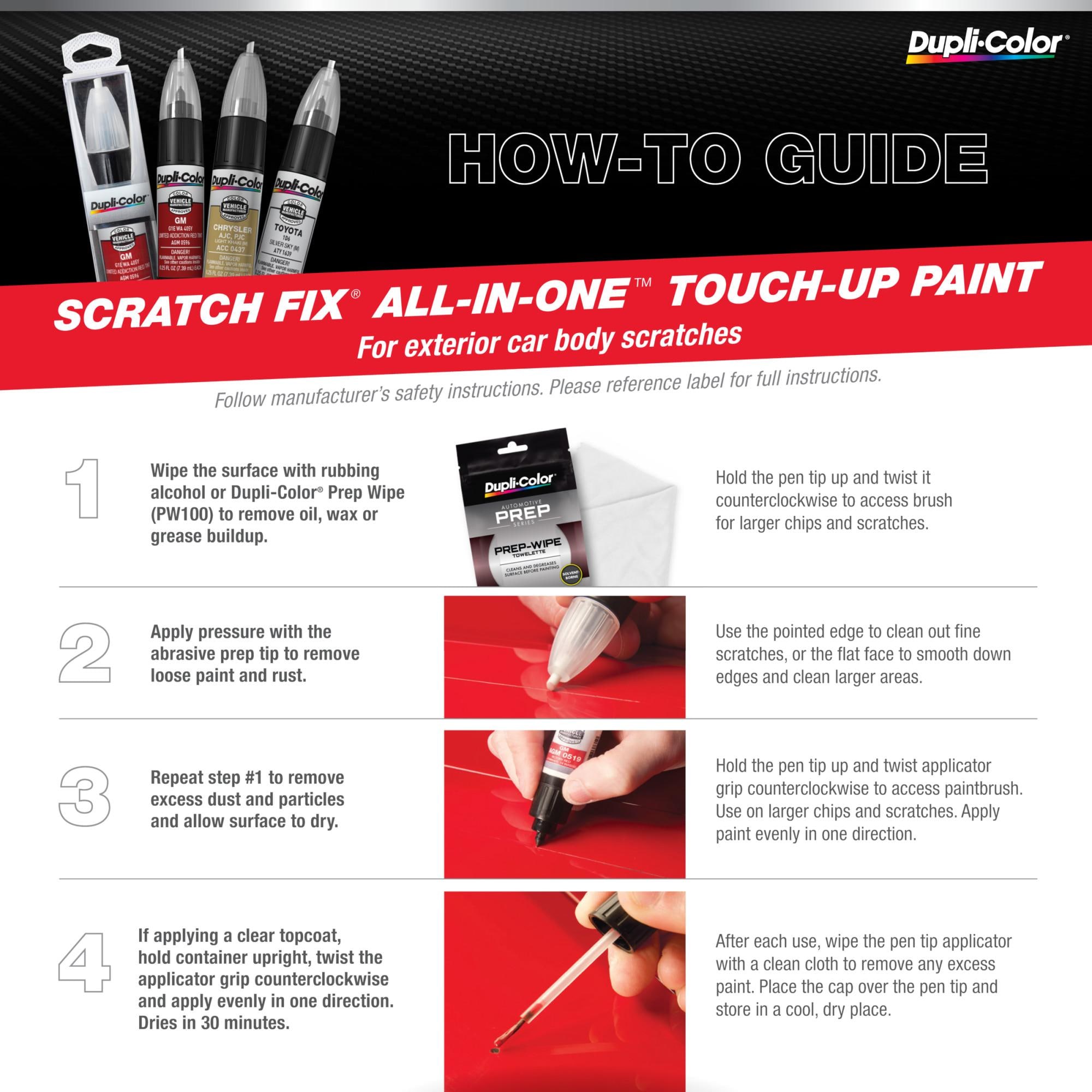 Dupli-Color Scratch Fix Touch Up Paint Pen Bright Red Paint Code 8774