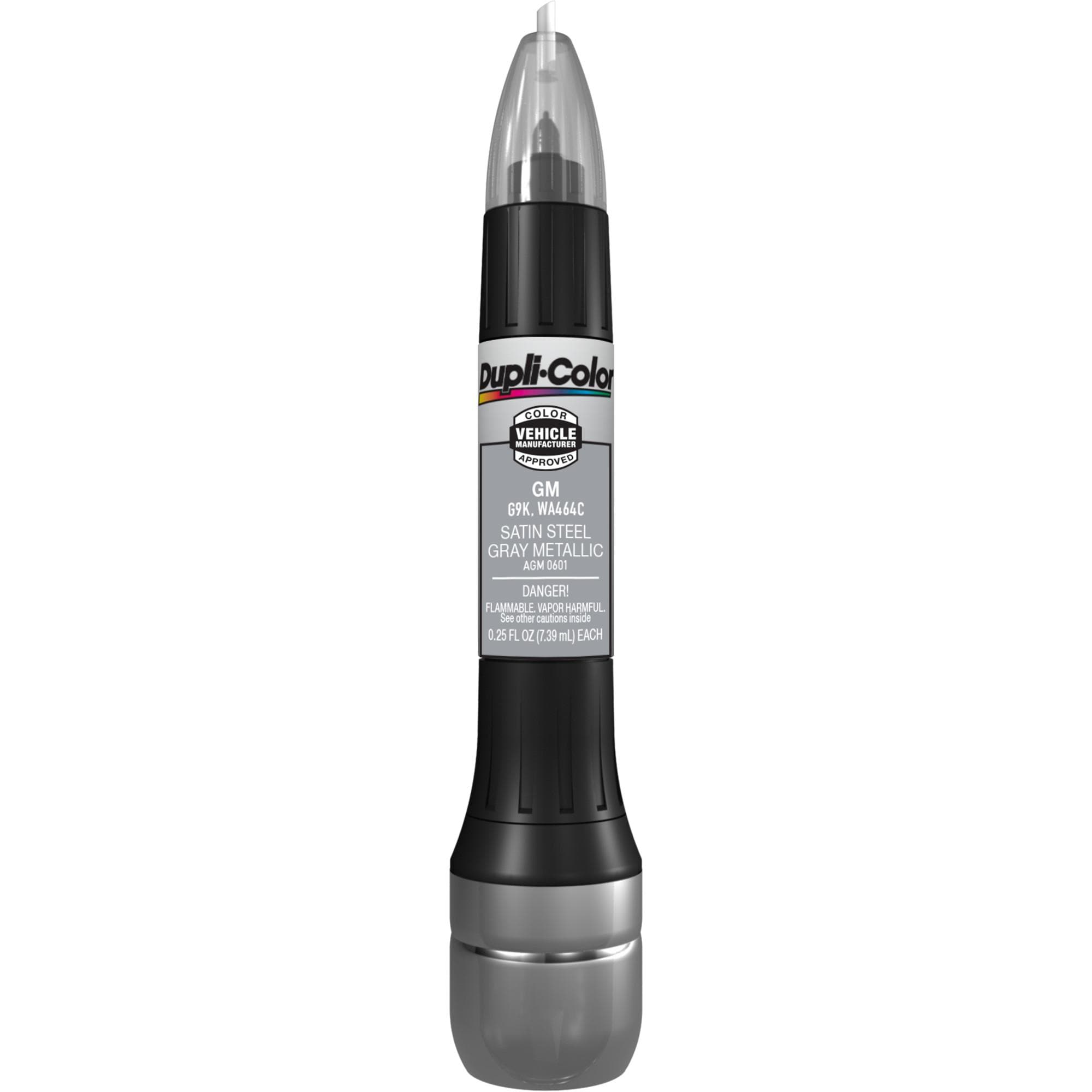 Dupli-Color Satin Steel Gray Metallic G9K, WA464C Paint Scratch