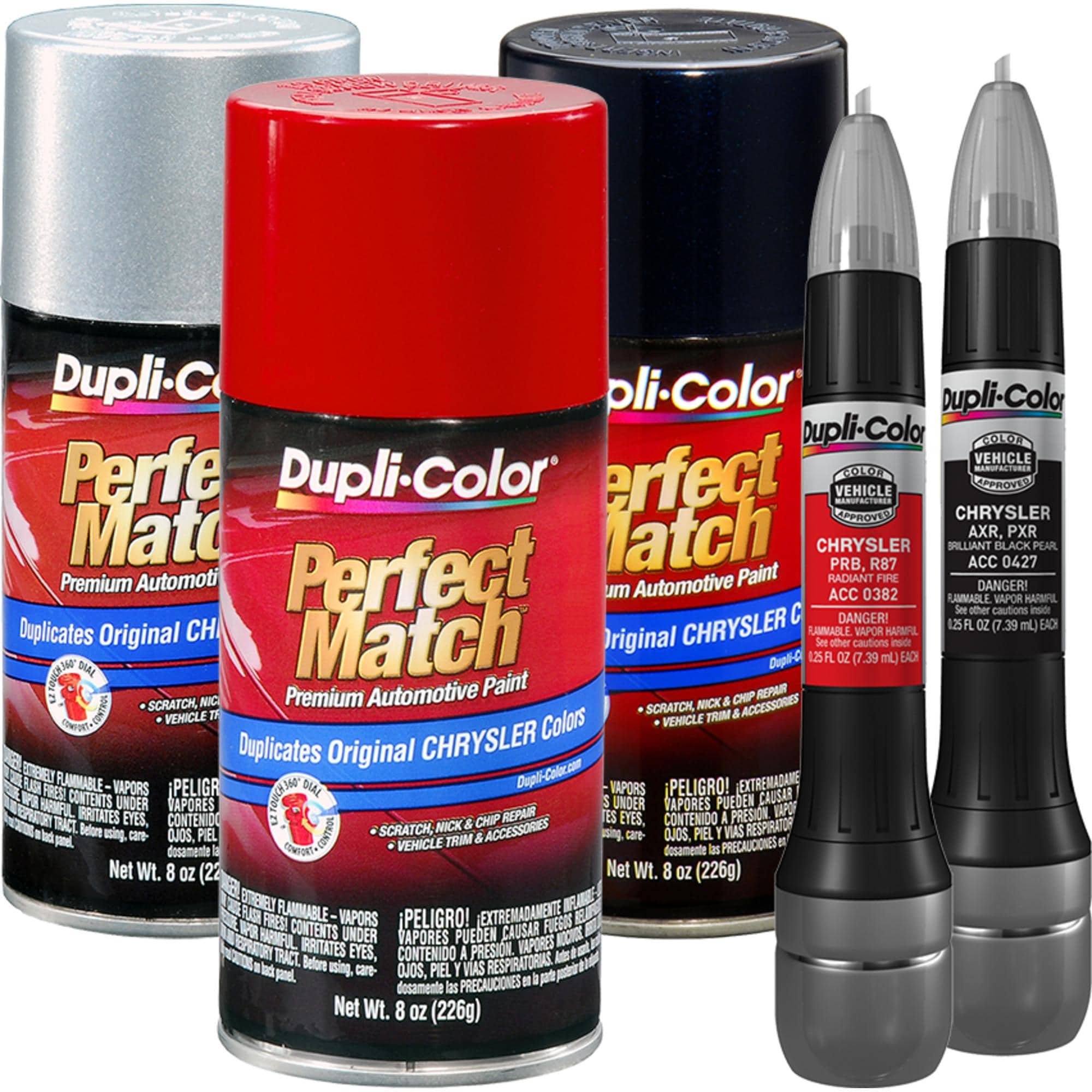 Dupli-Color Scratch Fix Touch Up Paint Pen Silver Sky Metallic Paint Code 1D6