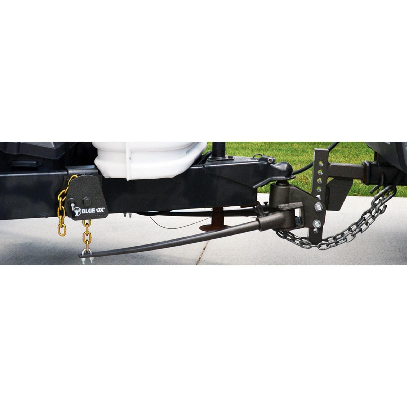 Blue Ox 750lbs Spring Bar, Automatic Latching Tongue Bracket, Clamp-On ...