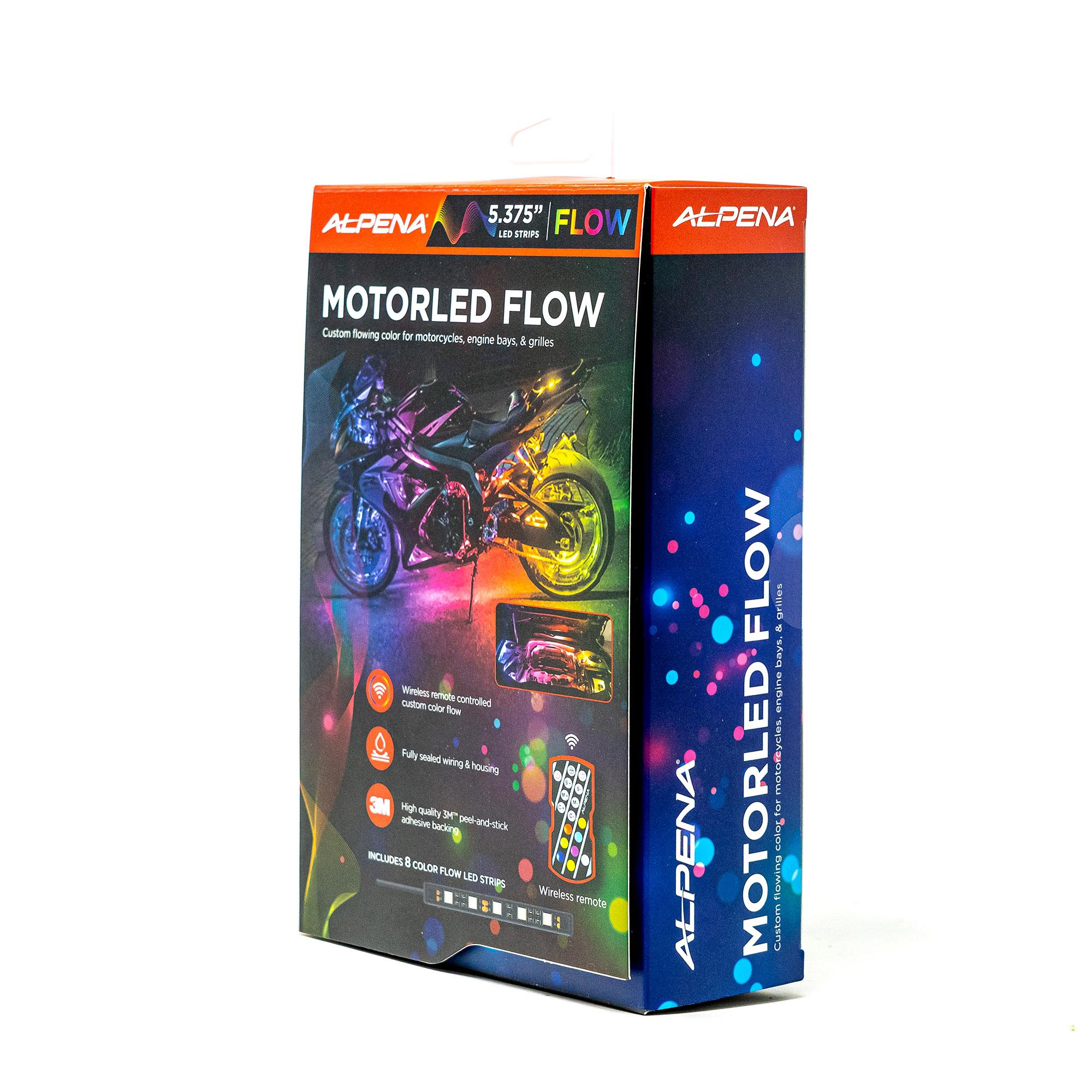Alpena Motor LED Multi-Color Flow Motorcycle Under Glow | AutoZone