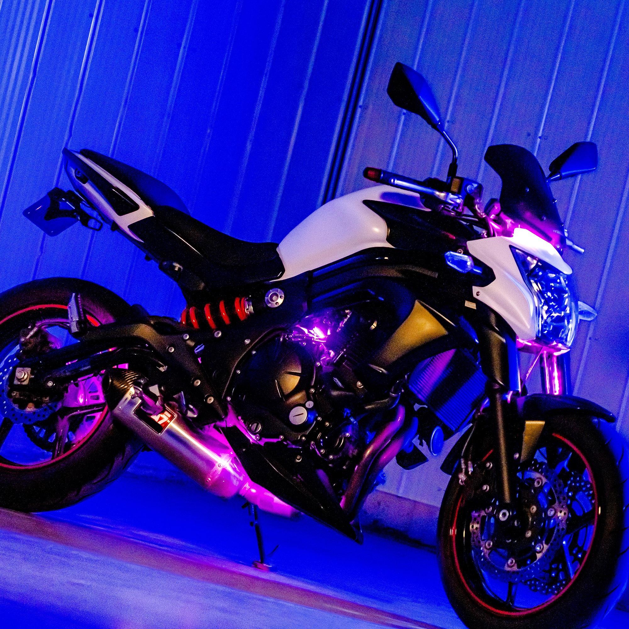 Alpena Motor LED Multi-Color Flow Motorcycle Under Glow | AutoZone