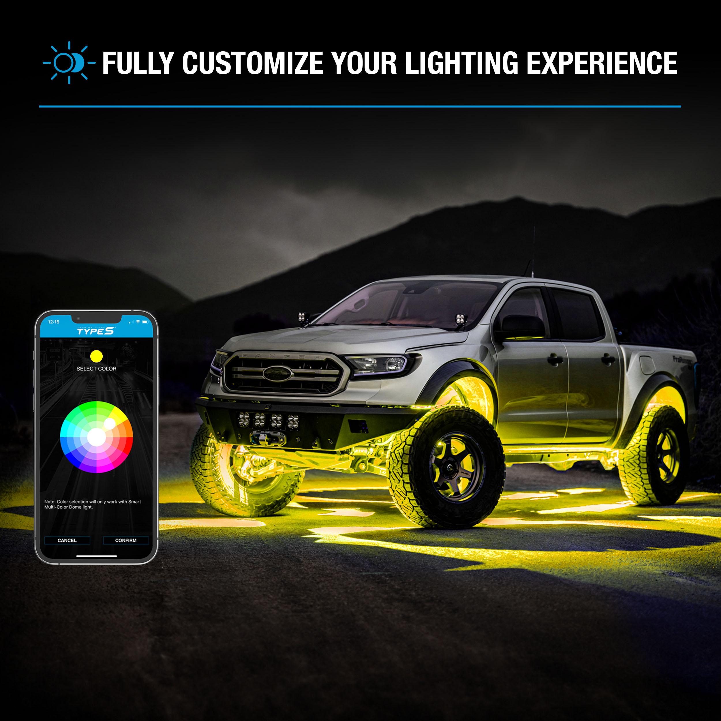 Type S Smart Wheel Well Rock Light | AutoZone