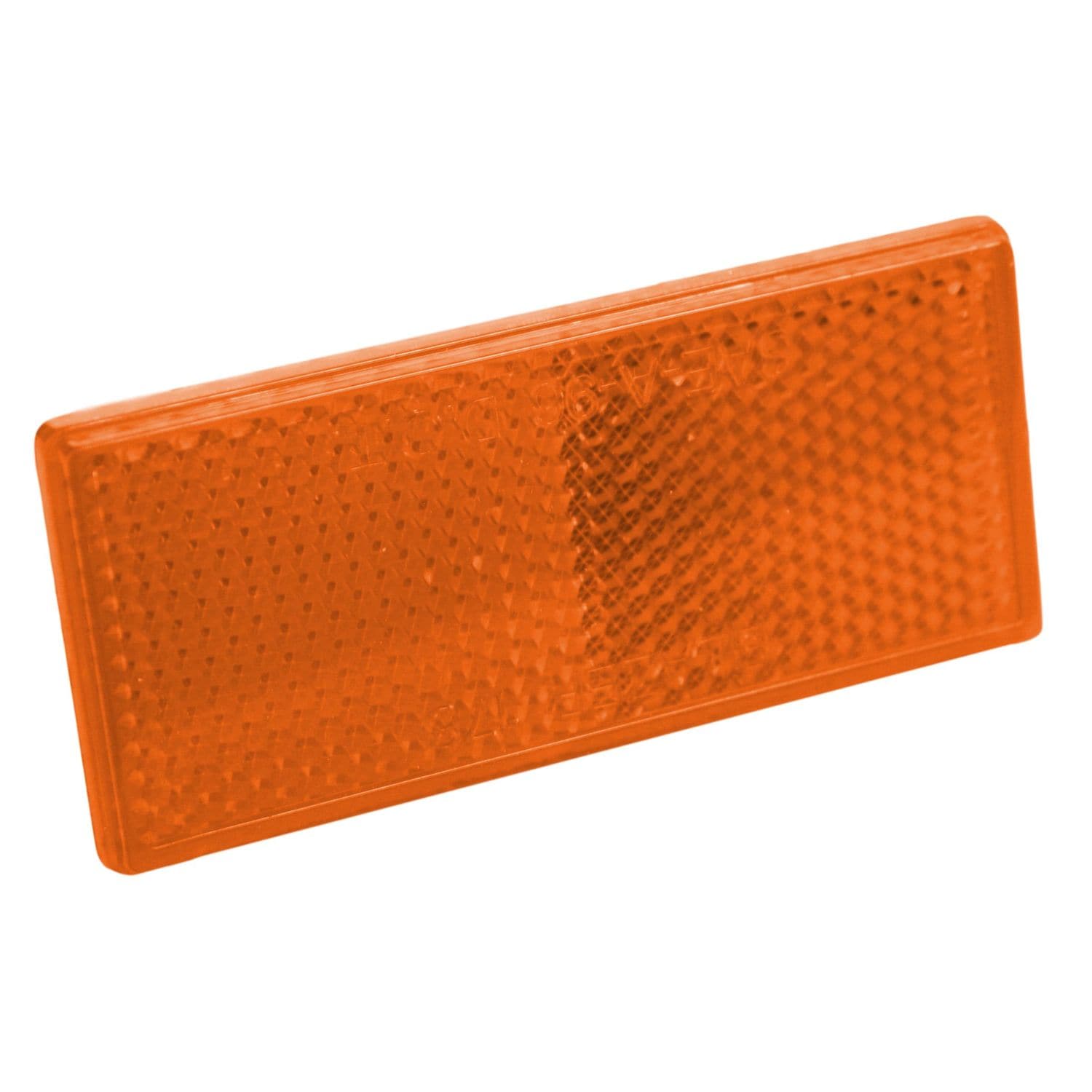 Blazer International Amber 3 1/8in x 1 3/8 in Rectangular Stick-On