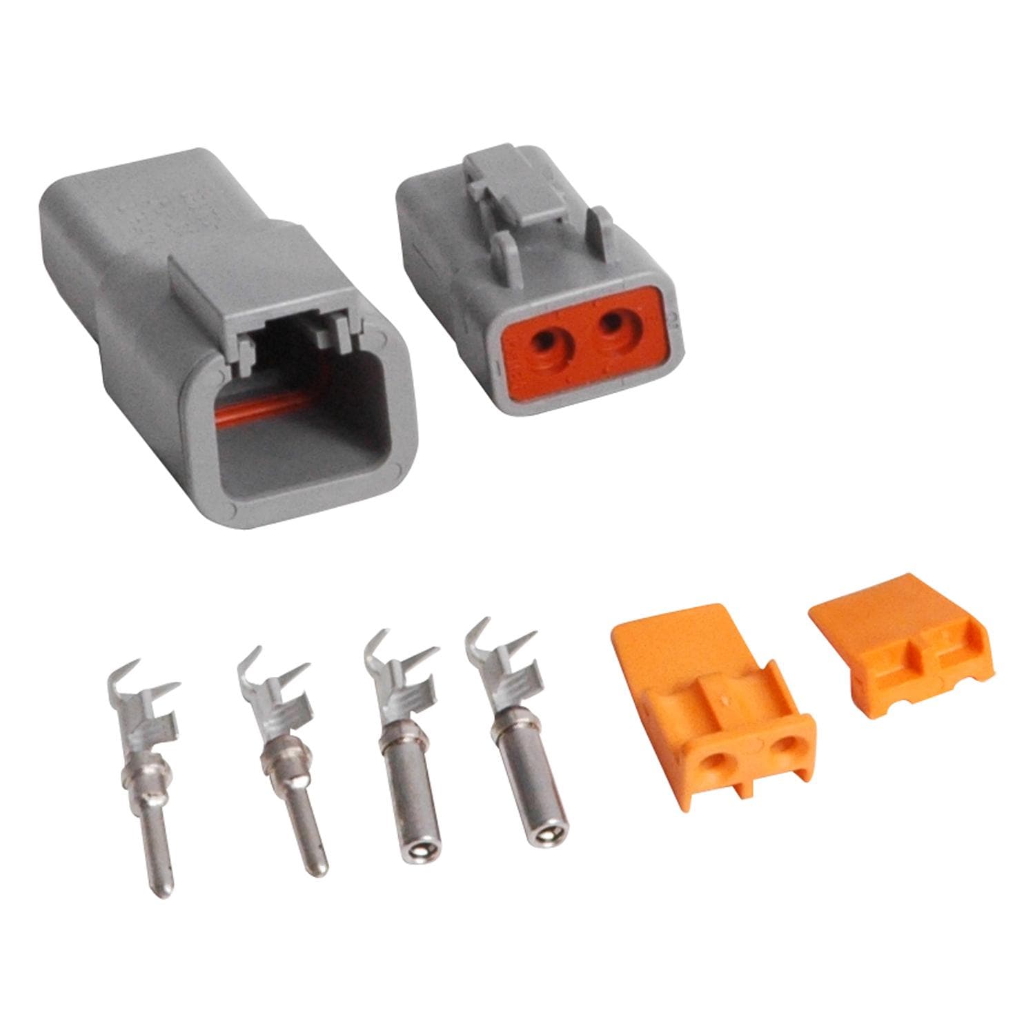 MSD 12 To 12 Gauge 2 Pin Deutsch Connector | AutoZone