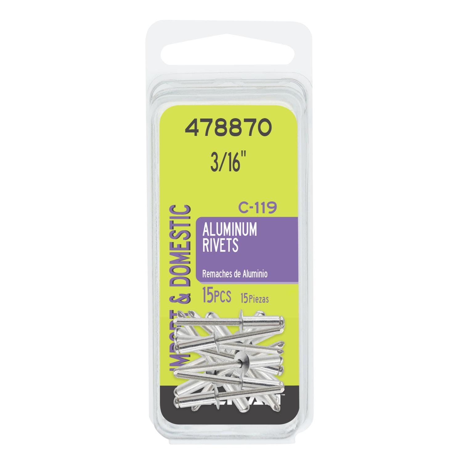 Needa Parts Aluminum Rivet Assortment 478870 | AutoZone