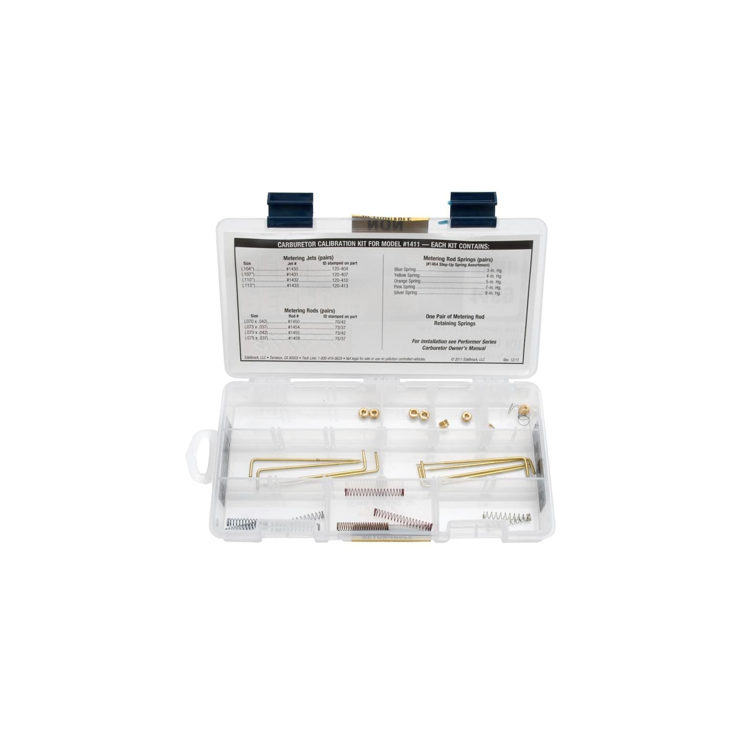 Edelbrock 1451 Asta Di Misurazione – Set Di 2, Per Prestazioni Auto E Moto, Dimensioni .070 X .047