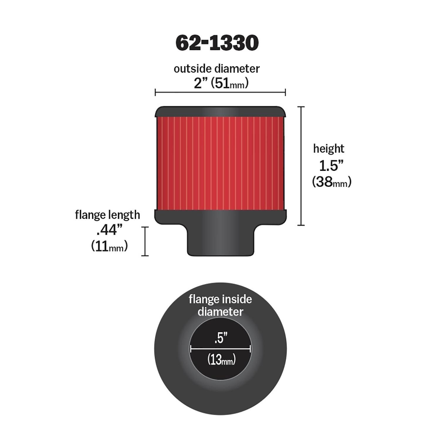 K&N 62-1330 Specialty Air Filter | AutoZone
