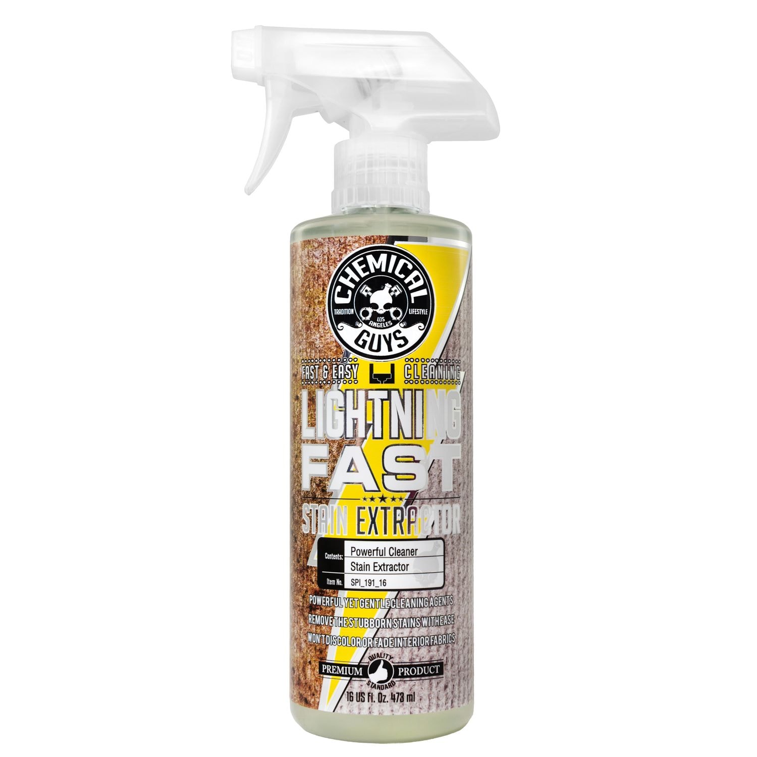 Chemical Guys Lightning Fast Stain Extractor for Fabric 16oz