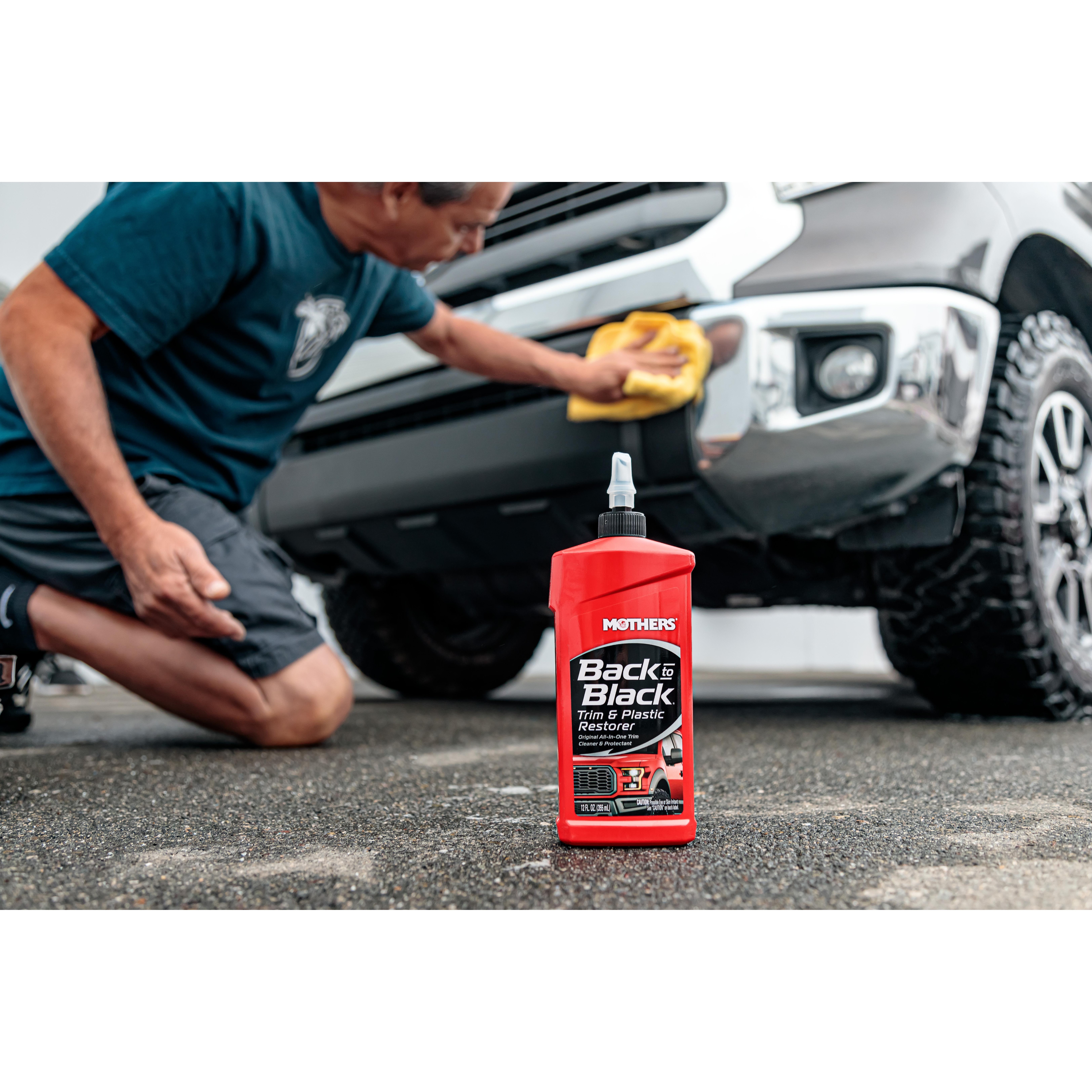 Mothers Back to Black Liquid Trim and Plastic Restorer 12oz | AutoZone