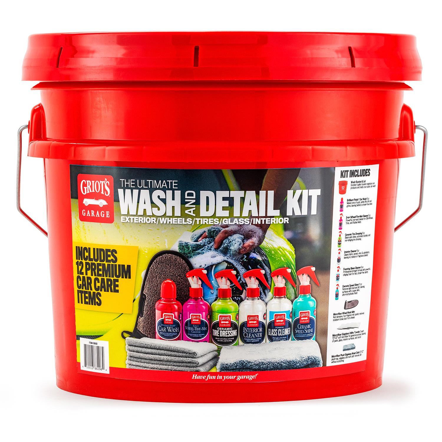 Griot's Garage Ultimate Wash and Detail Bucket Kit | AutoZone