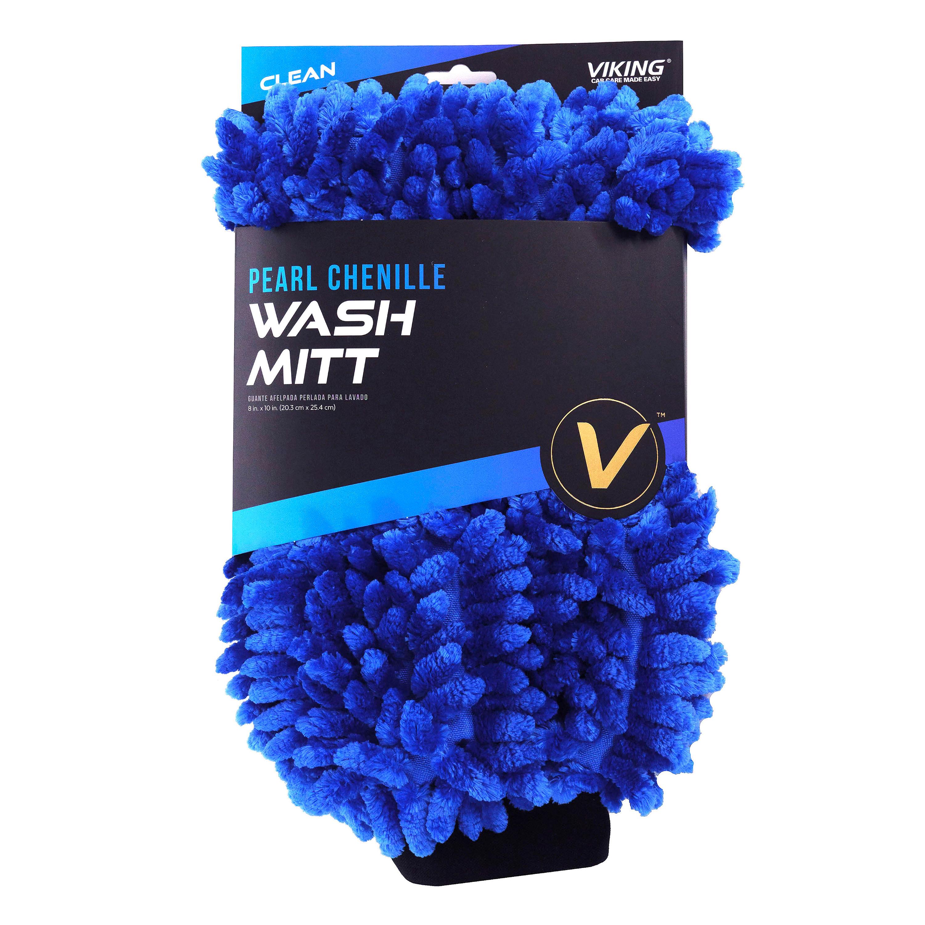 Viking Car Care Pearl Chenille Wash Mitt 8 in x 10 in | AutoZone