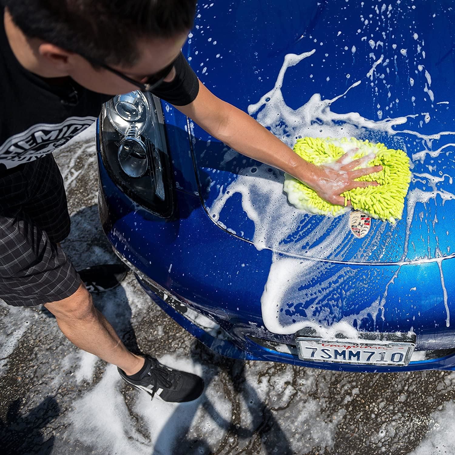 【USAGIページ】4WD ジムマット 4枚x7セット イエローチップ Chemical Guys Chenille Microfiber Wash Pad | AutoZone