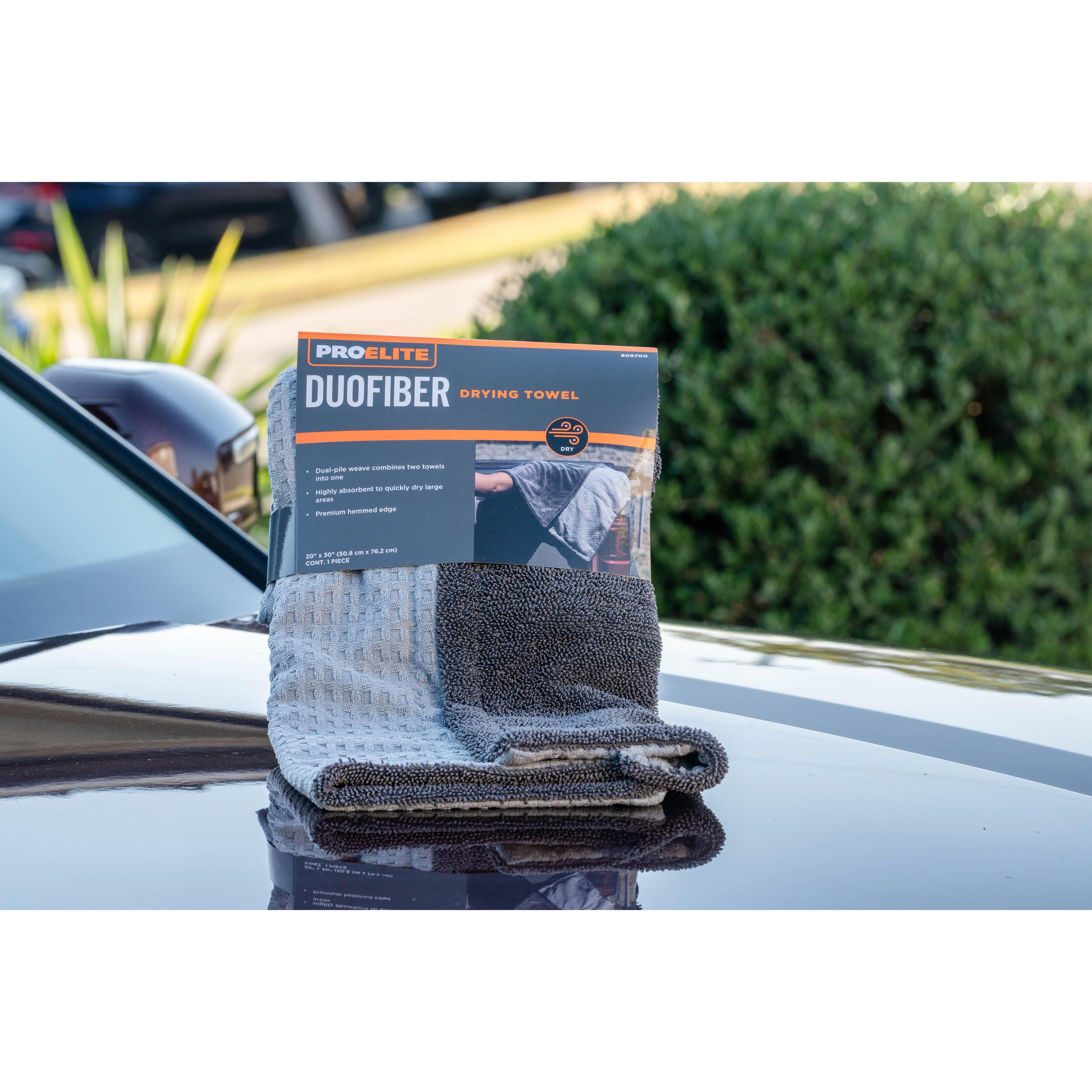 thumbnail image 2 of 2X Auto Essentials XXL Microfibre Twist Car Drying Towel - 70x90cm, Super Absorbent, UK Made 2 of 5