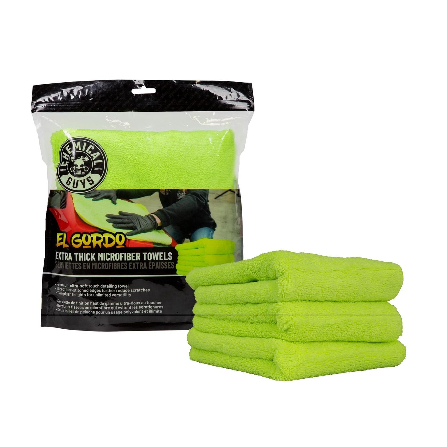 Chemical Guys El Gordo Extra Thick Microfiber Towels 3 Piece