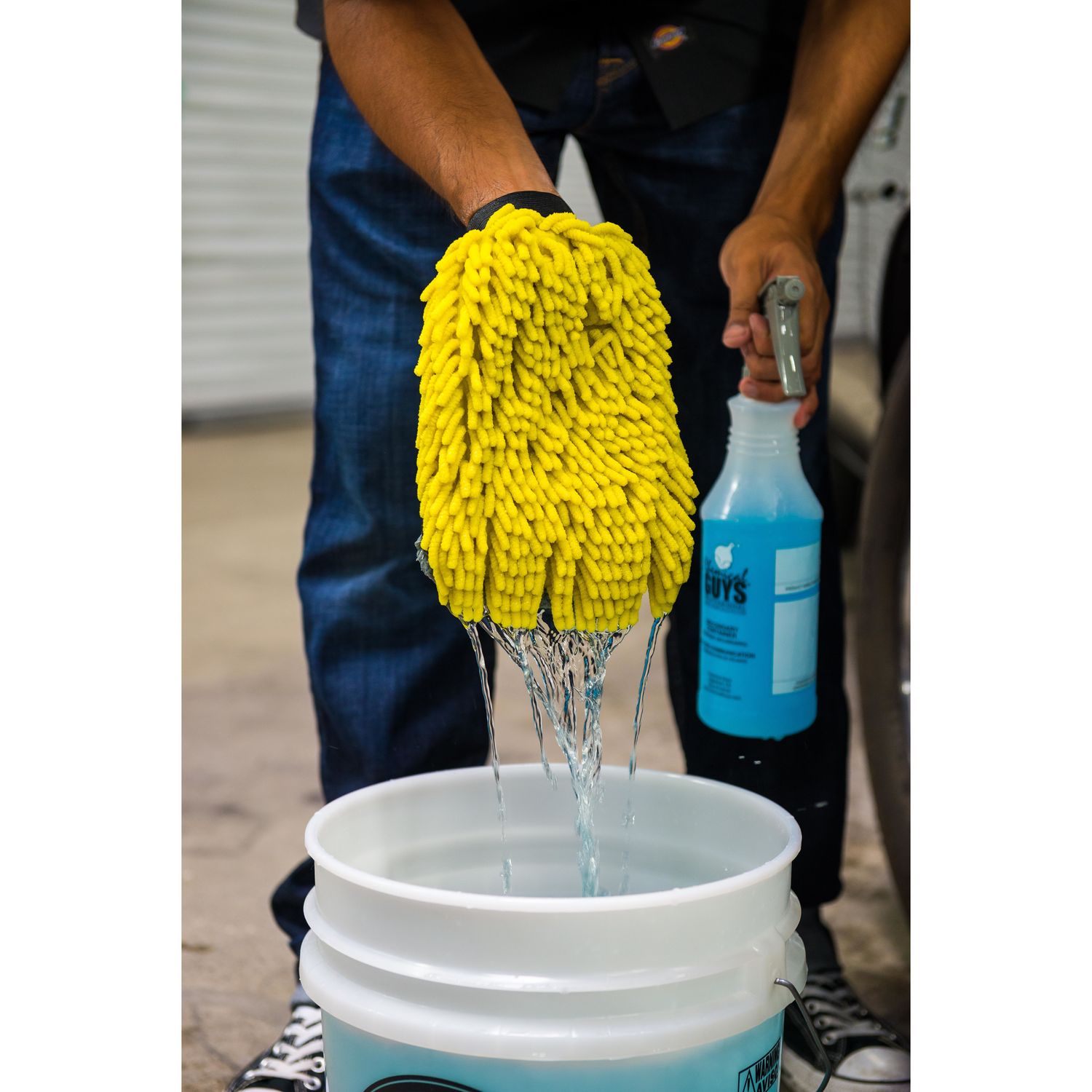 Chemical Guys Three-Way Premium Microfiber Wash Mitt | AutoZone