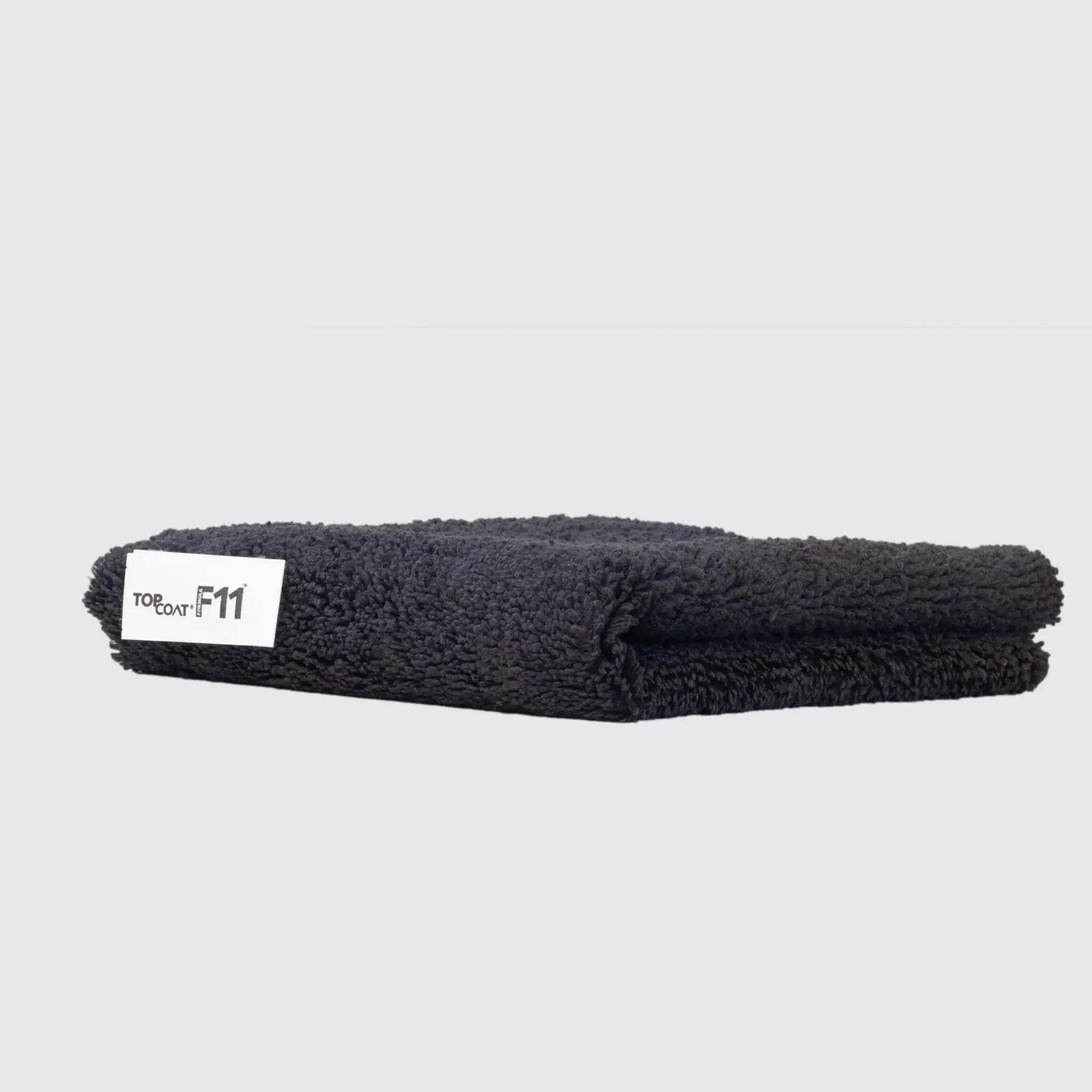 TopCoat Black Microfiber Towel