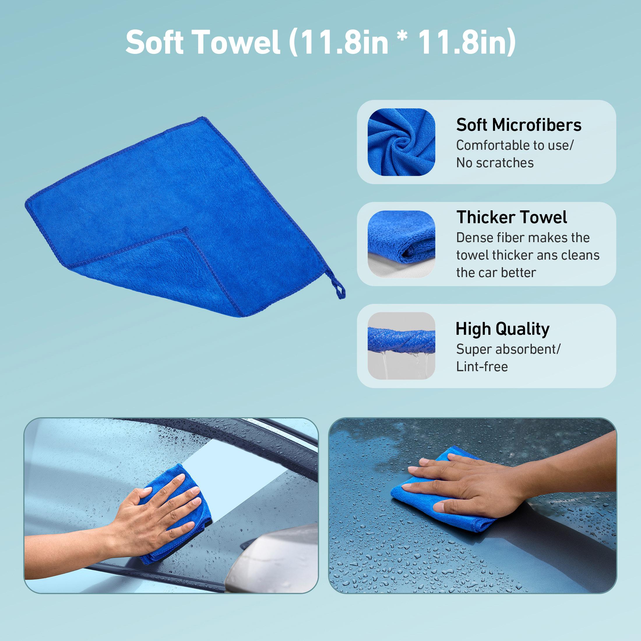 AstroAI Microfiber Towel AEWC3BU-US-WM | AutoZone