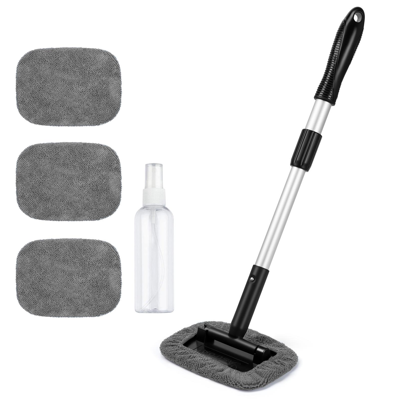 Winds Wisterwell さま専用　商品A AstroAI Gray Microfiber Windshield Cleaner Kit with 4 Reusable Pad