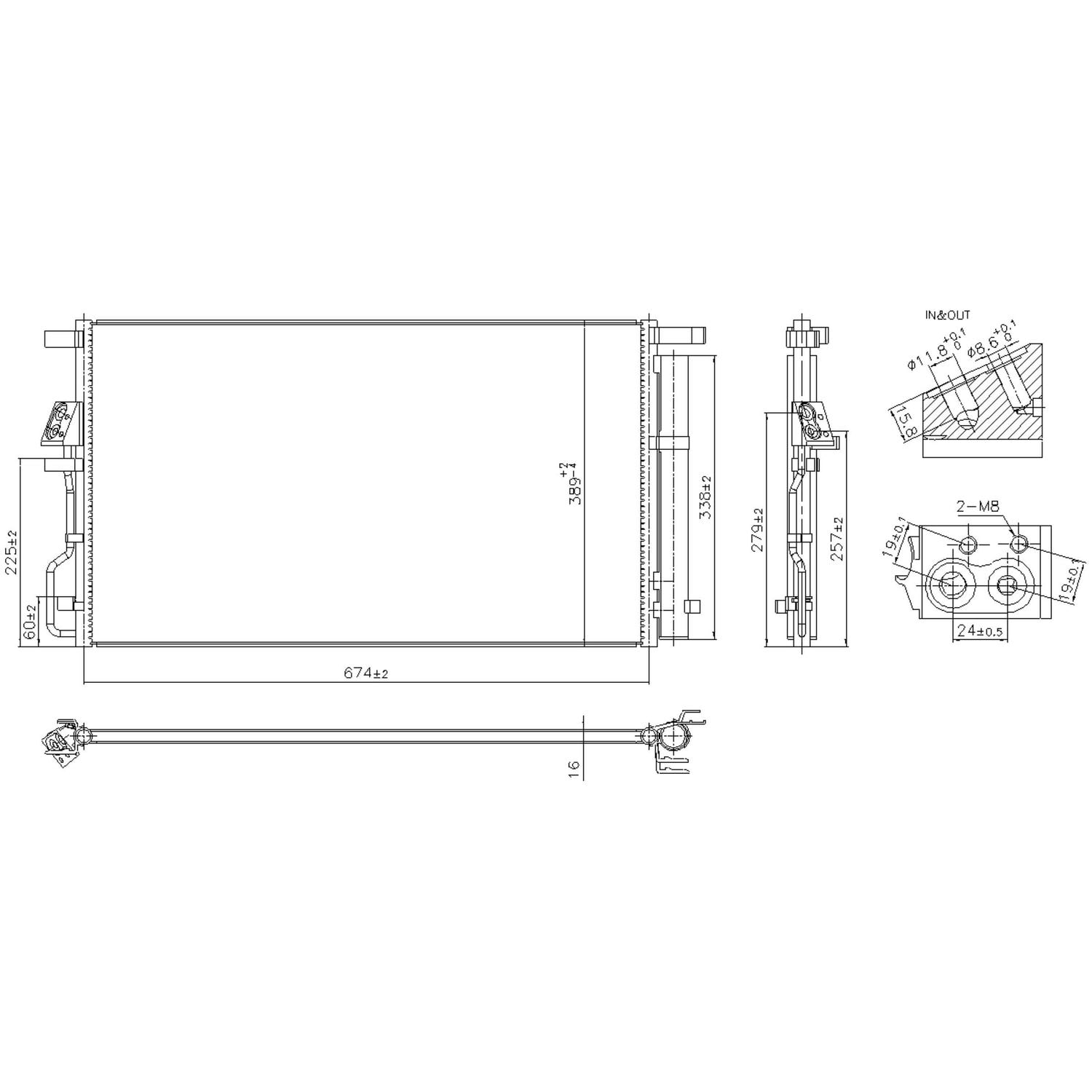 Condensatore Climatizzatore Nissens 94592 – Per VW Passat E Skoda Superb – Ricambio OE - 4