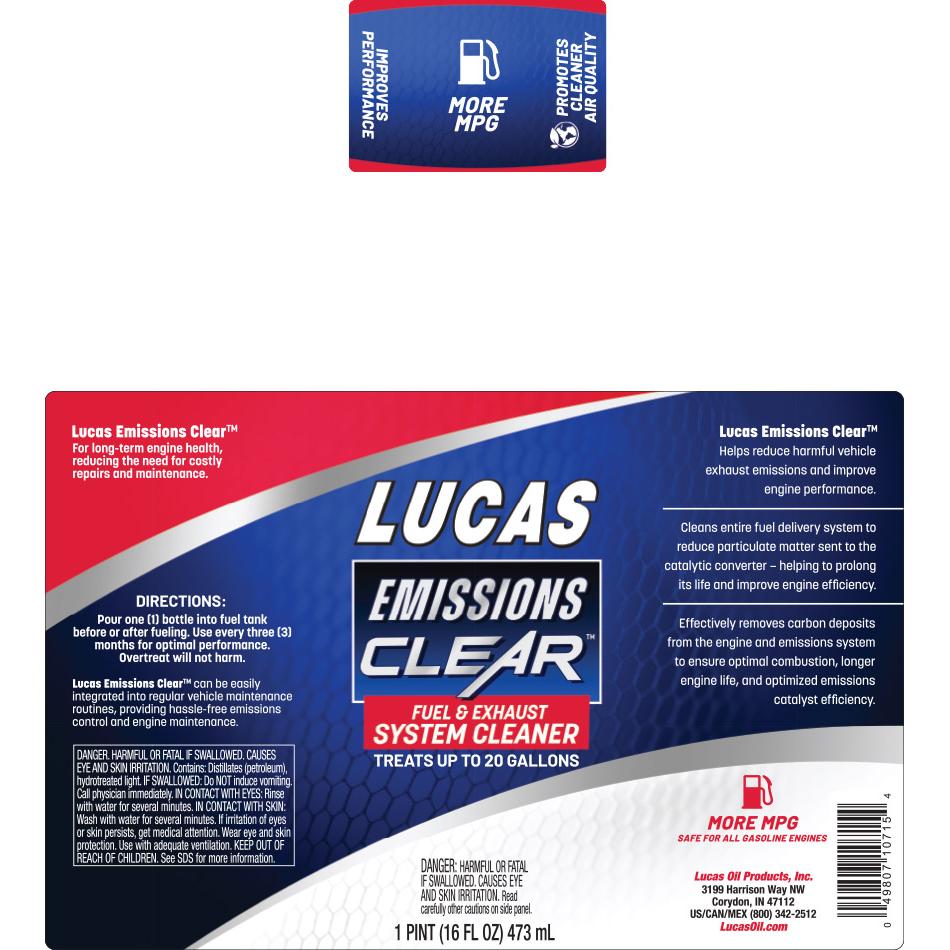 LUCAS Emissions System Cleaner 10715 | AutoZone