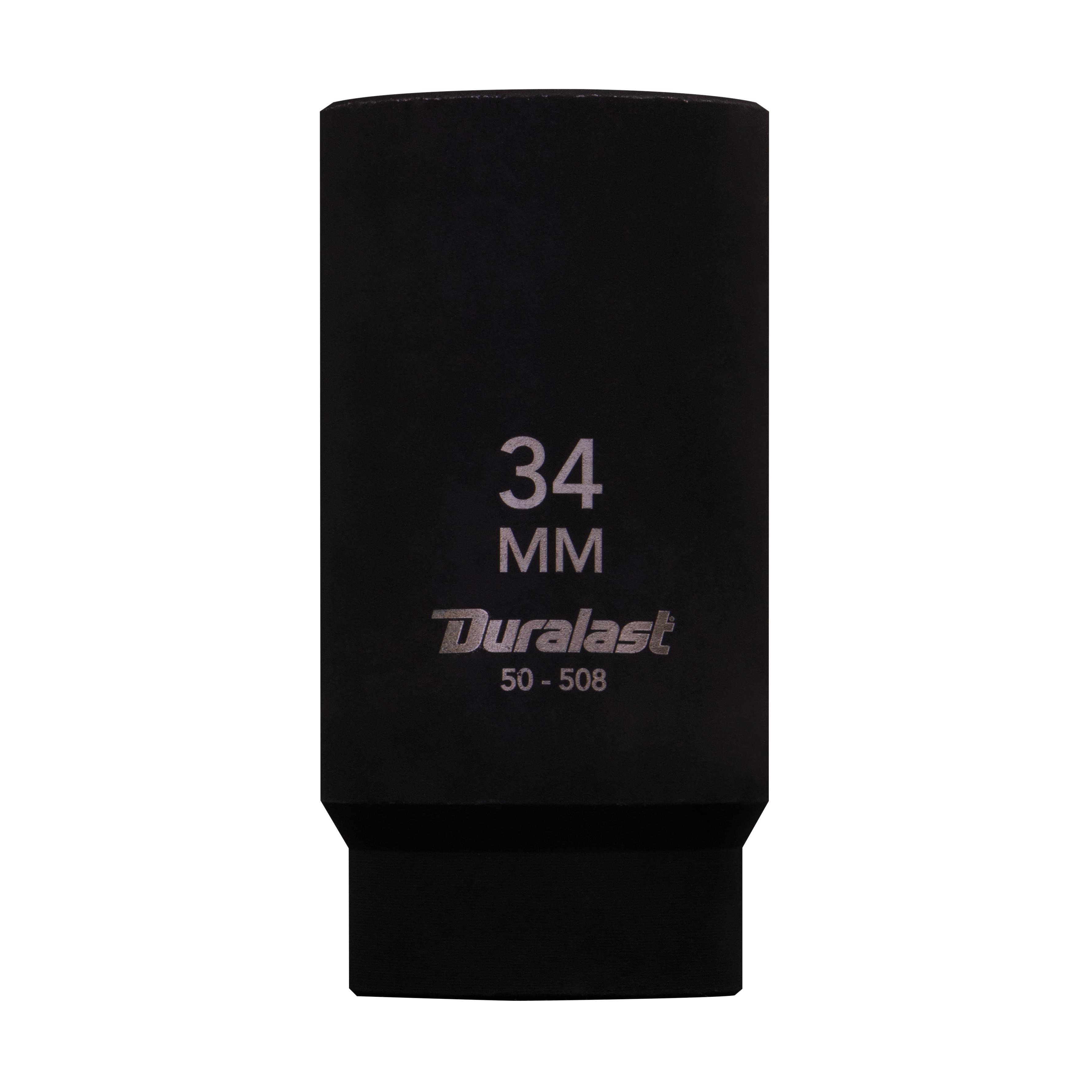 Duralast 34mm 12 Point Axle Nut Socket | AutoZone