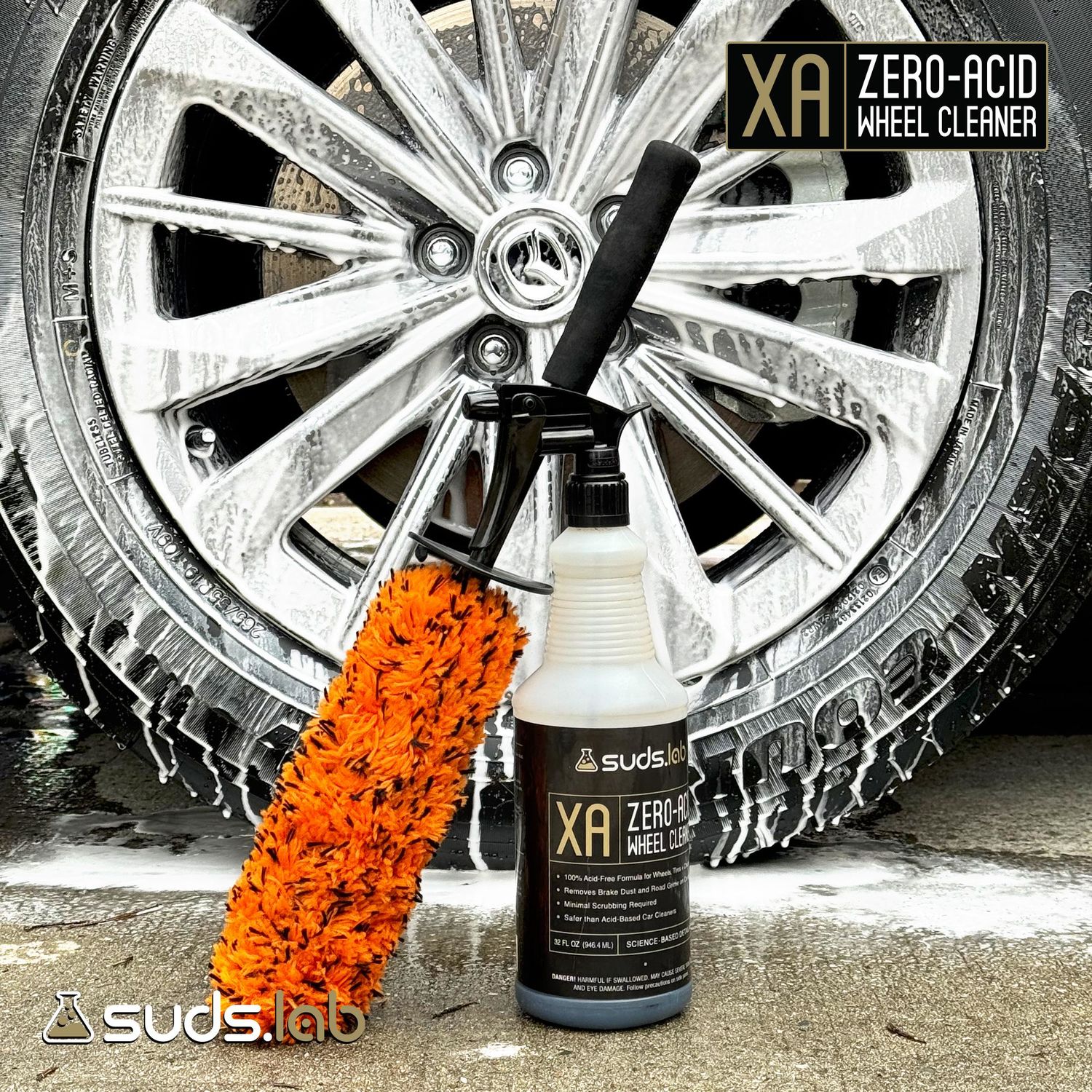 suds.lab XA Zero-Acid Wheel Cleaner 32 oz SL-WC001-200 | AutoZone