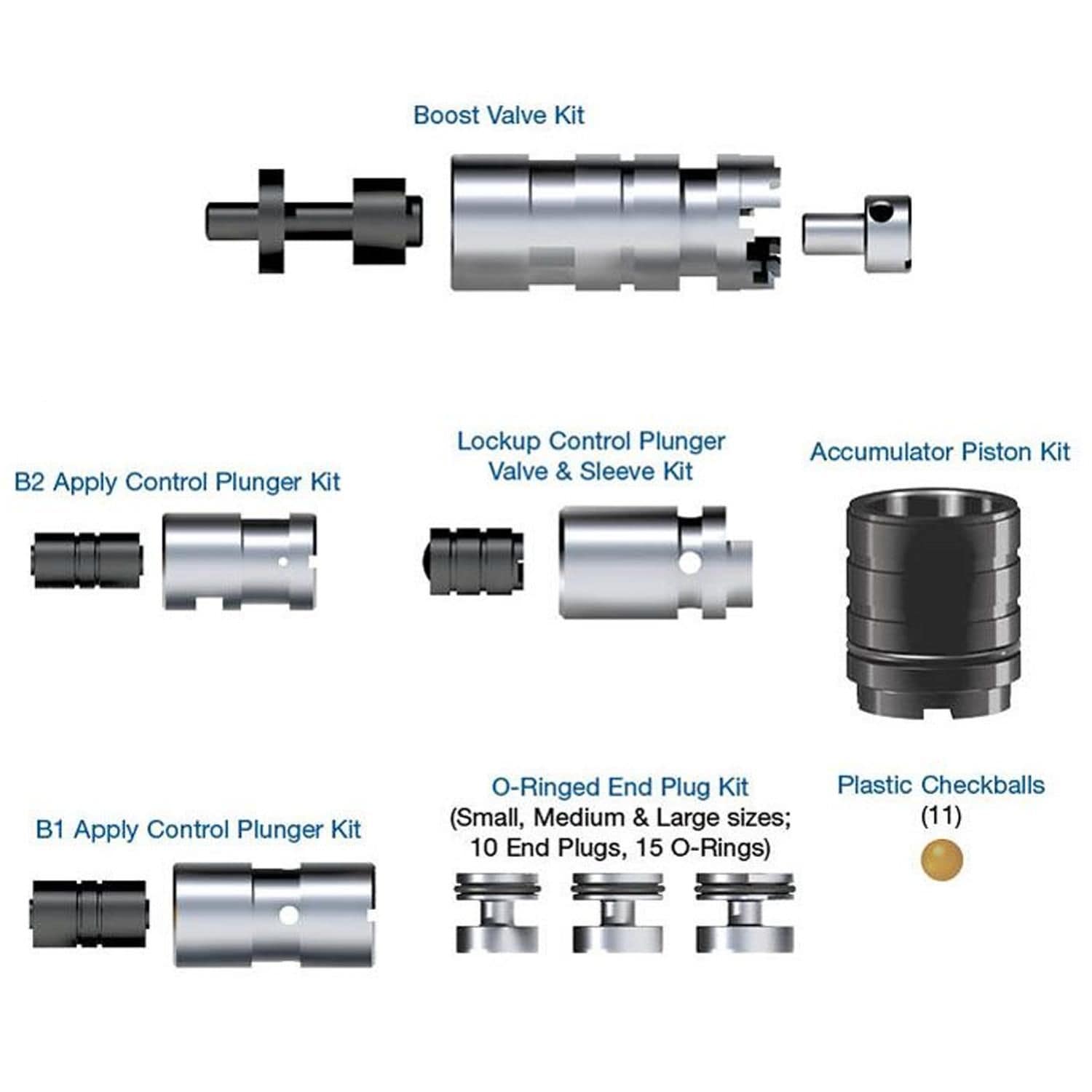 Rostra Valve Body Overhaul Kits 55-9017 for Buick Verano