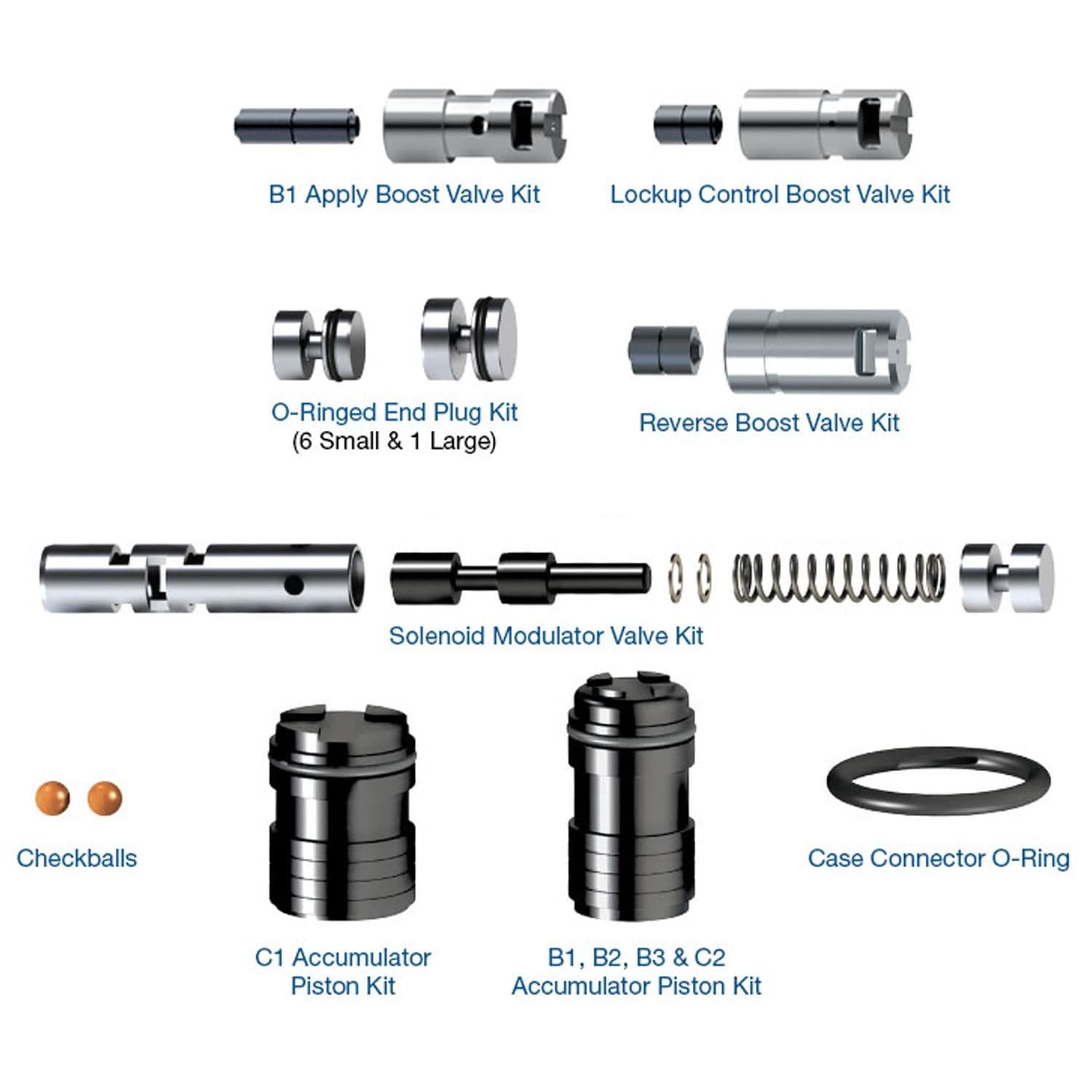 Rostra Valve Body Overhaul Kits 55-9019 for Buick Verano