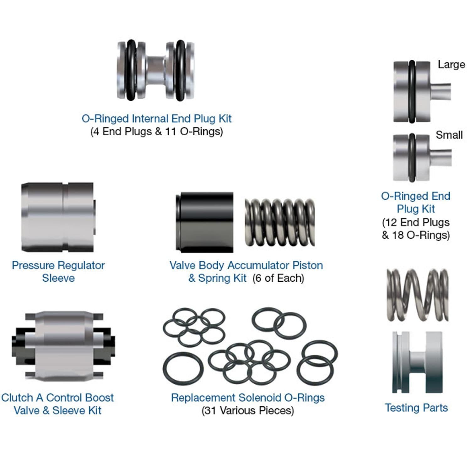 Rostra Valve Body Overhaul Kits 55-9021 for Buick Verano