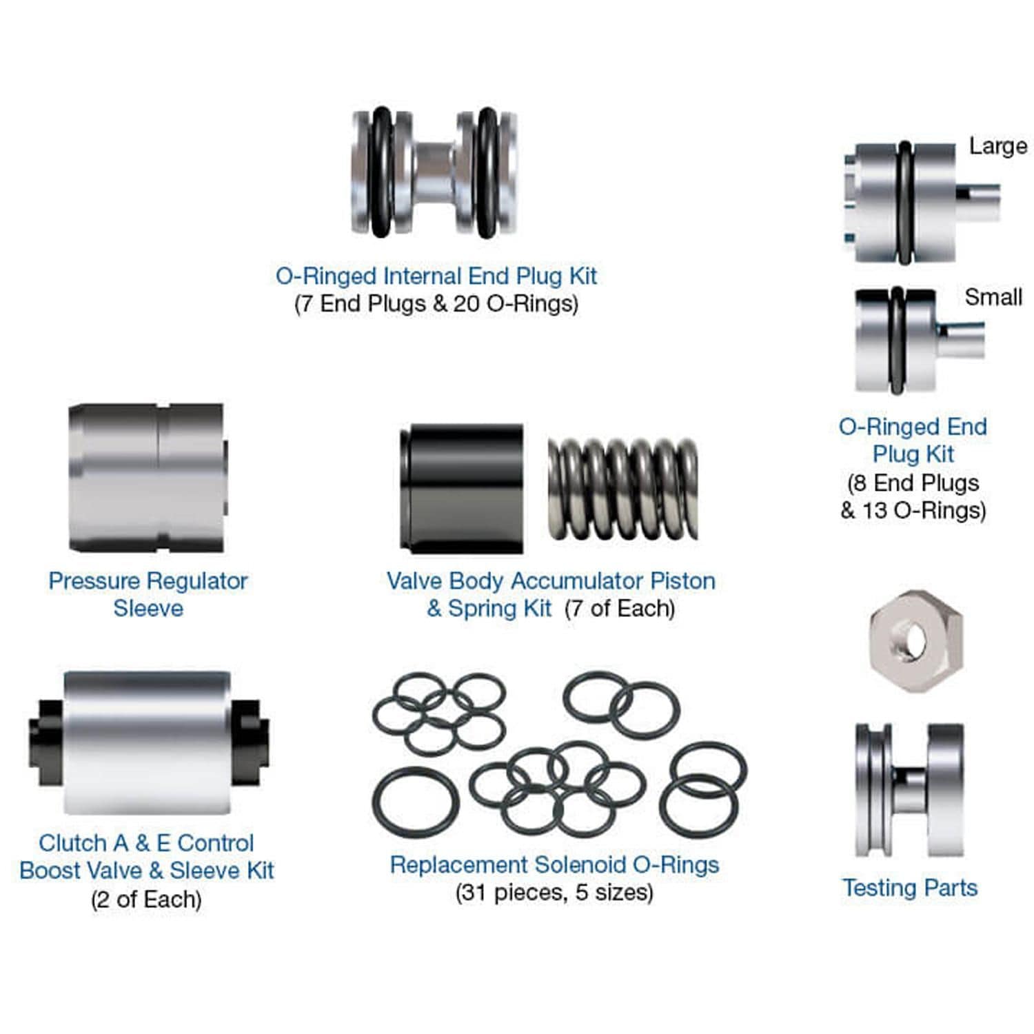 Rostra Valve Body Overhaul Kits 55-9022 for Buick Verano