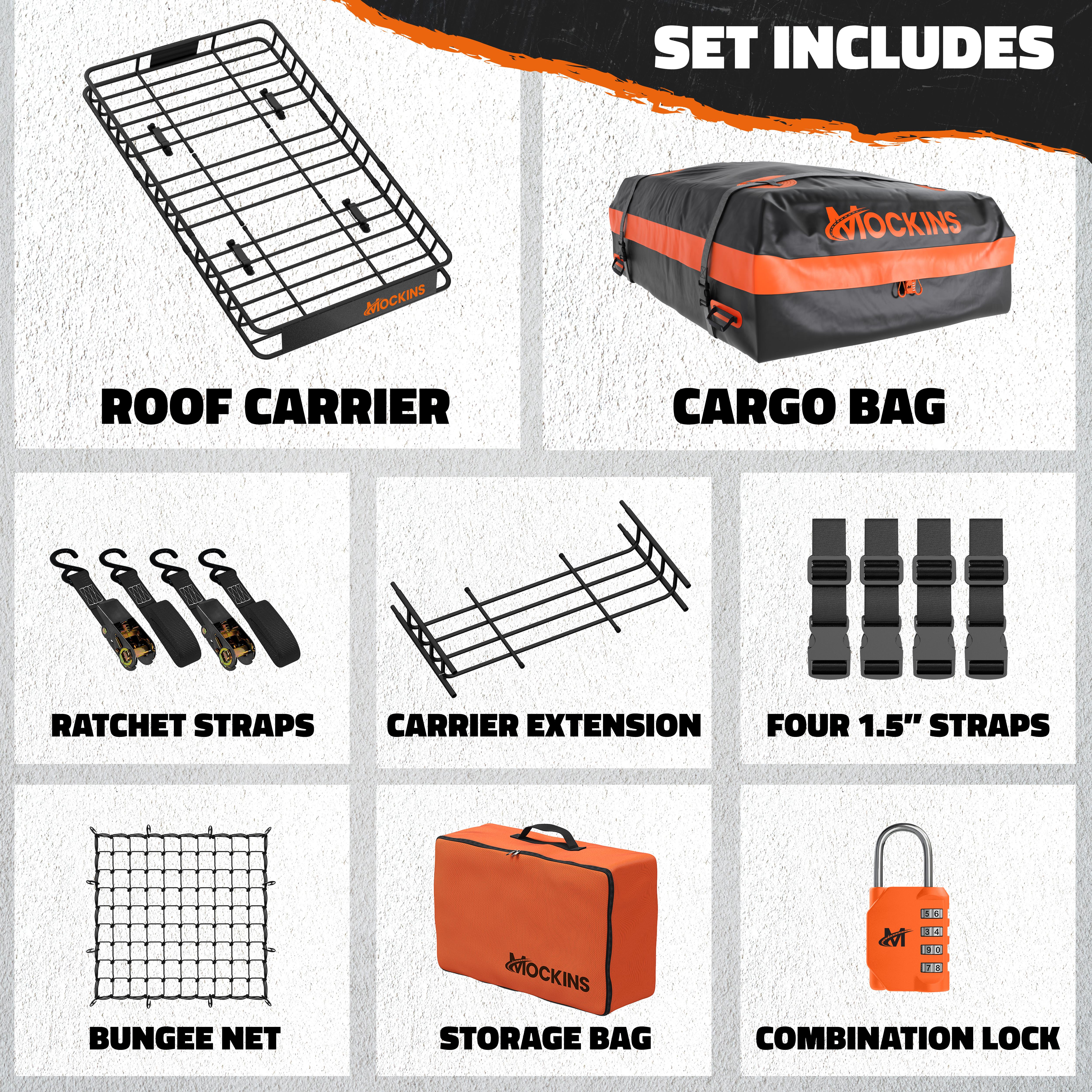 Mockins Roof Luggage Carrier MA-76 | AutoZone