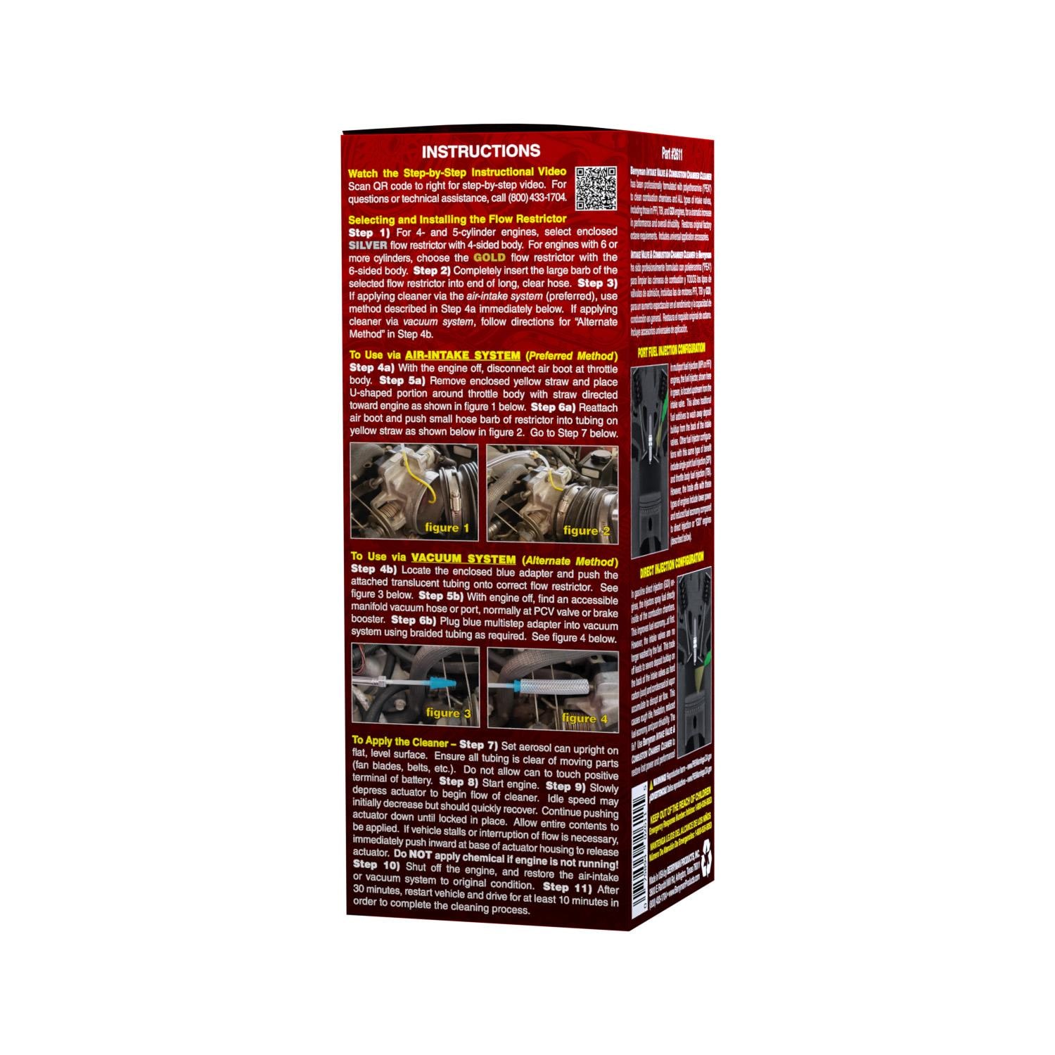 Berryman Intake Valve and Combustion Chamber Cleaner Kit