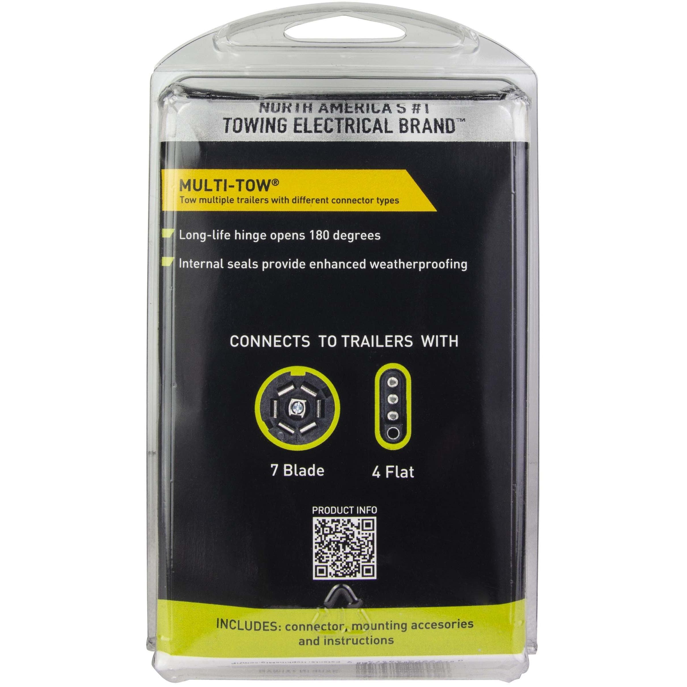 Hopkins Towing Solution 7 Blade And 4 Flat Vehicle Side | AutoZone