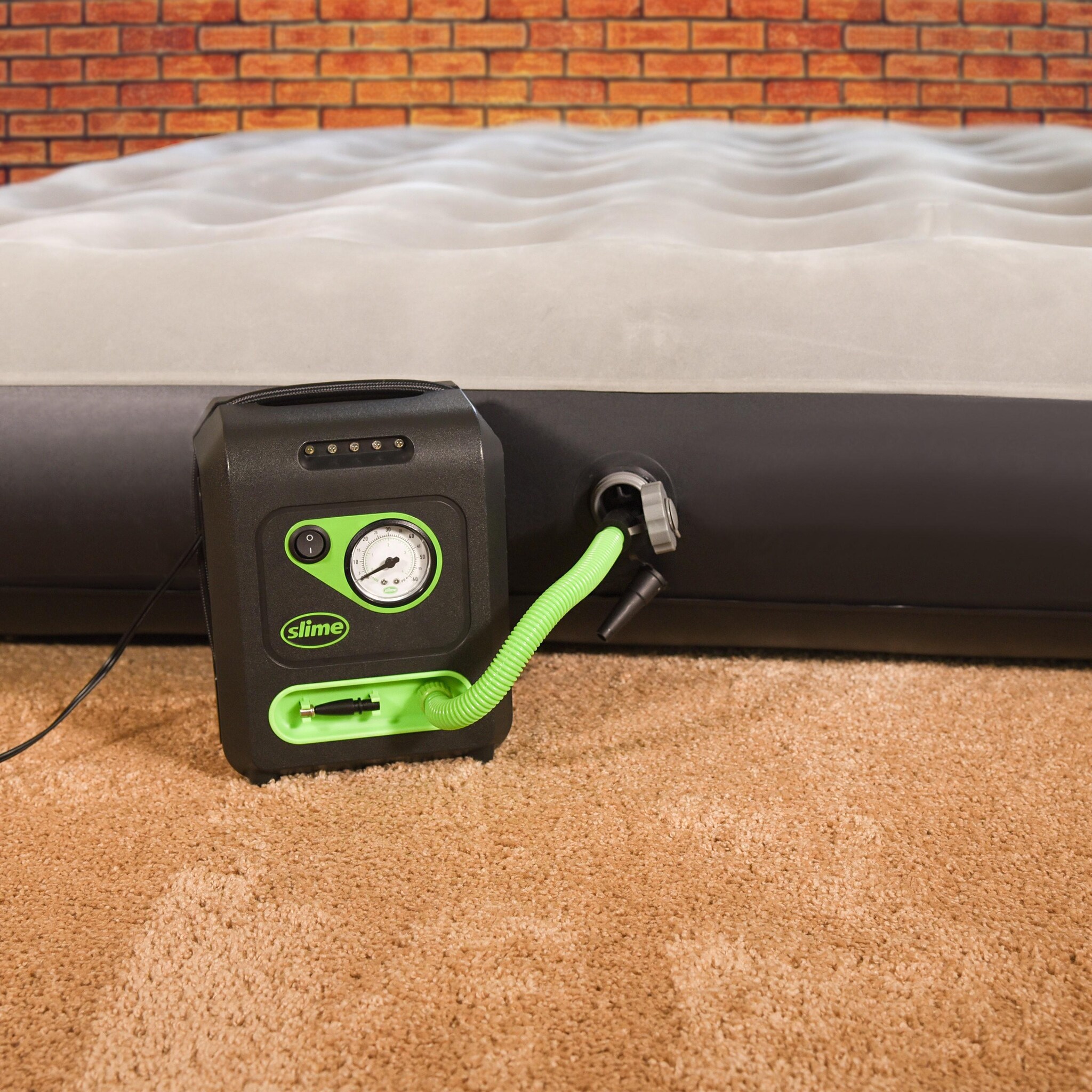cigarette lighter air pump autozone Slime Tire Pump