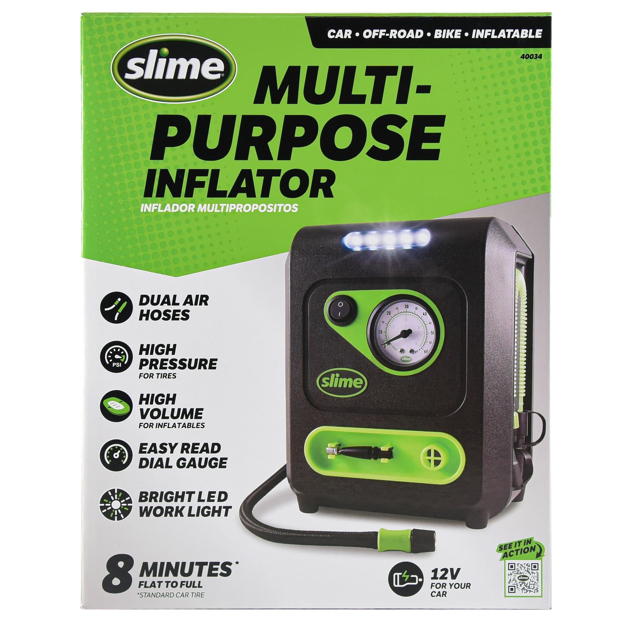 cigarette lighter air pump autozone Slime Tire Pump