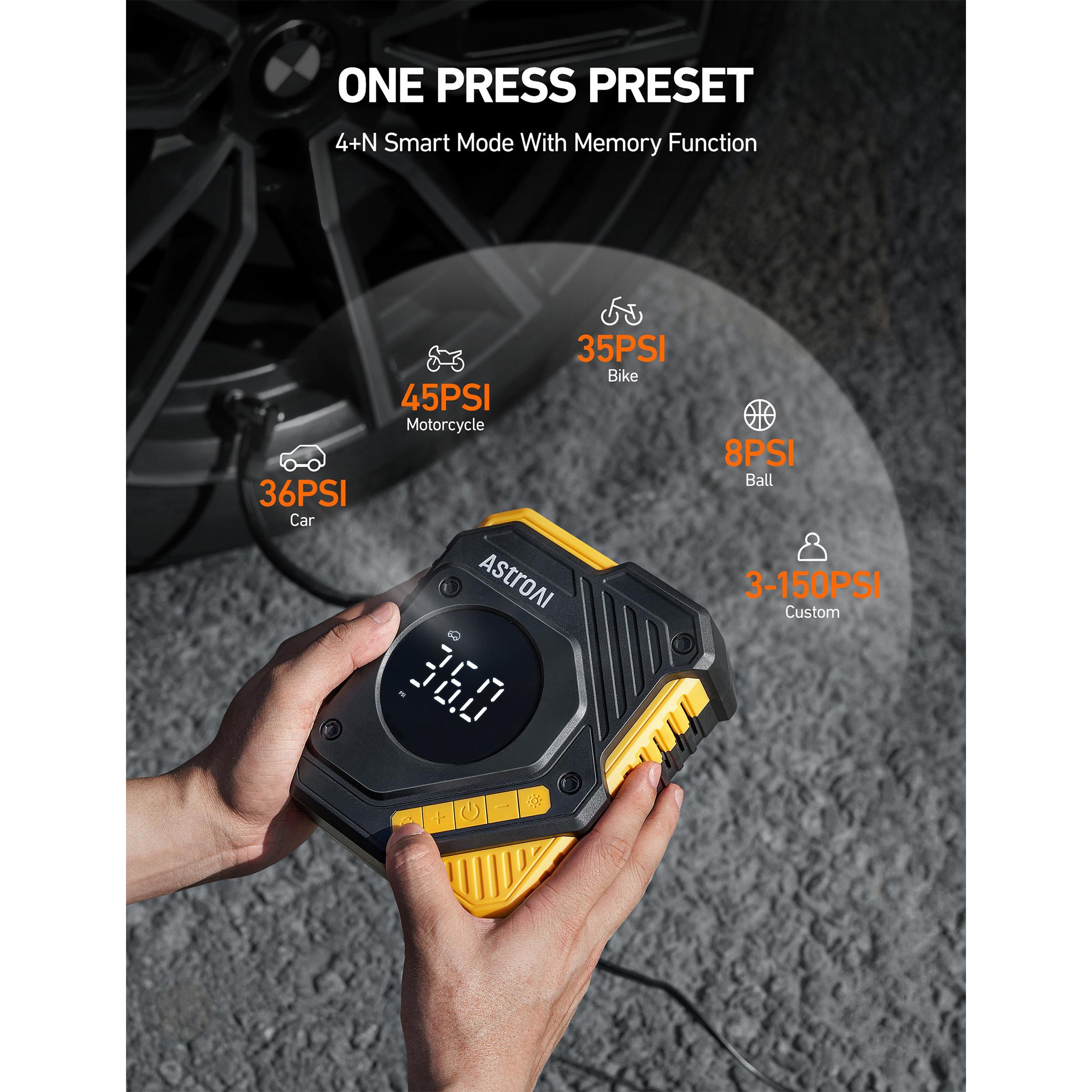 AstroAI Tire Air Compressor Kit ACACS1PROBK | AutoZone