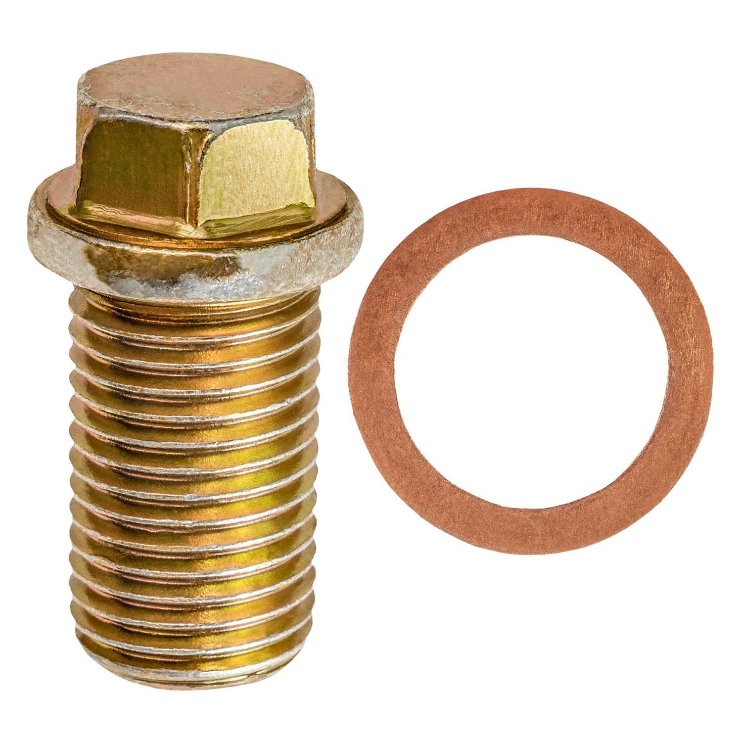 Auveco M14-1.5 Threads Zinc Oil Drain Plug with Gasket Quantity 2