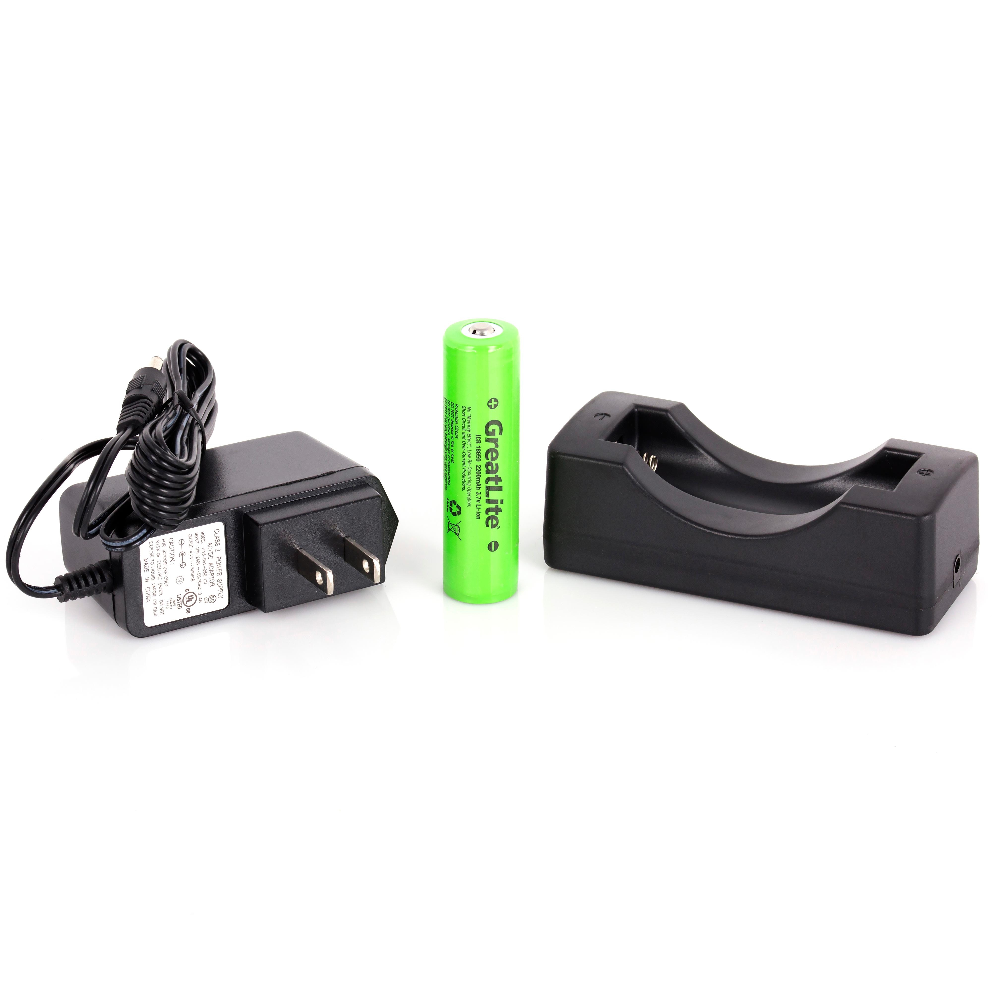 2400 lumens rechargeable 18650 led flashlight charger Nitecore i2 Battery Exclusively for Streamlight PolyTac X USB Sanyo/Pan NCR20700A - 2cells +T-6