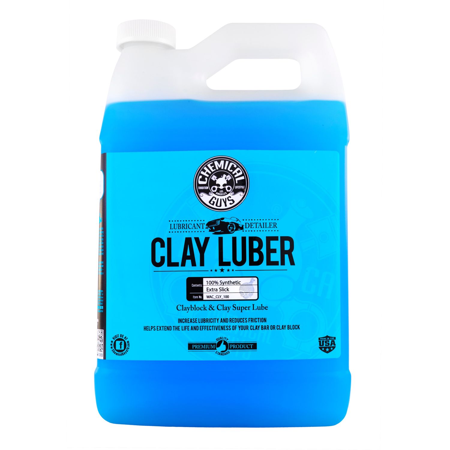 Chemical Guys 1 Gal Clay Luber Synthetic Lubricant (WAC_CLY_100)