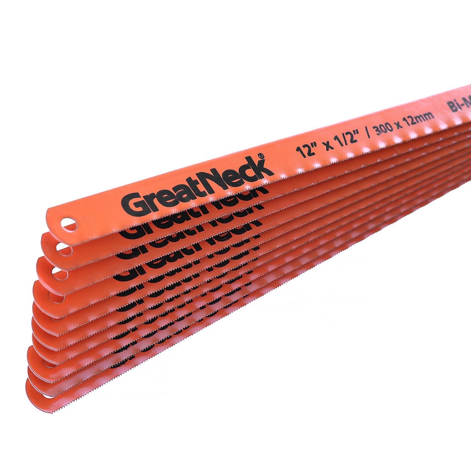 Great Neck 12in 24 TPI Hacksaw Blade 10 Piece | AutoZone