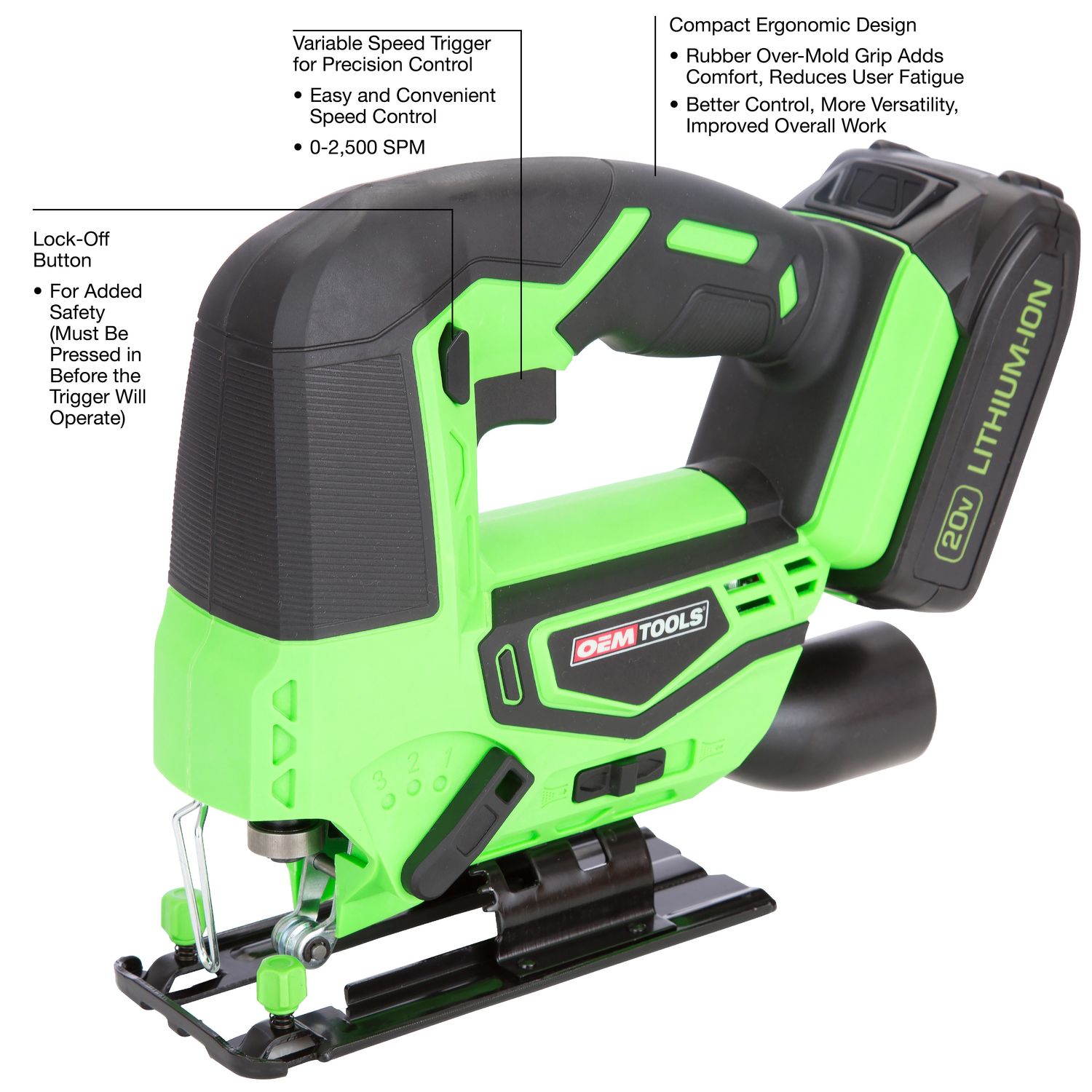 Great Neck 20 Volt MAX Lithium Ion Jig Saw | AutoZone