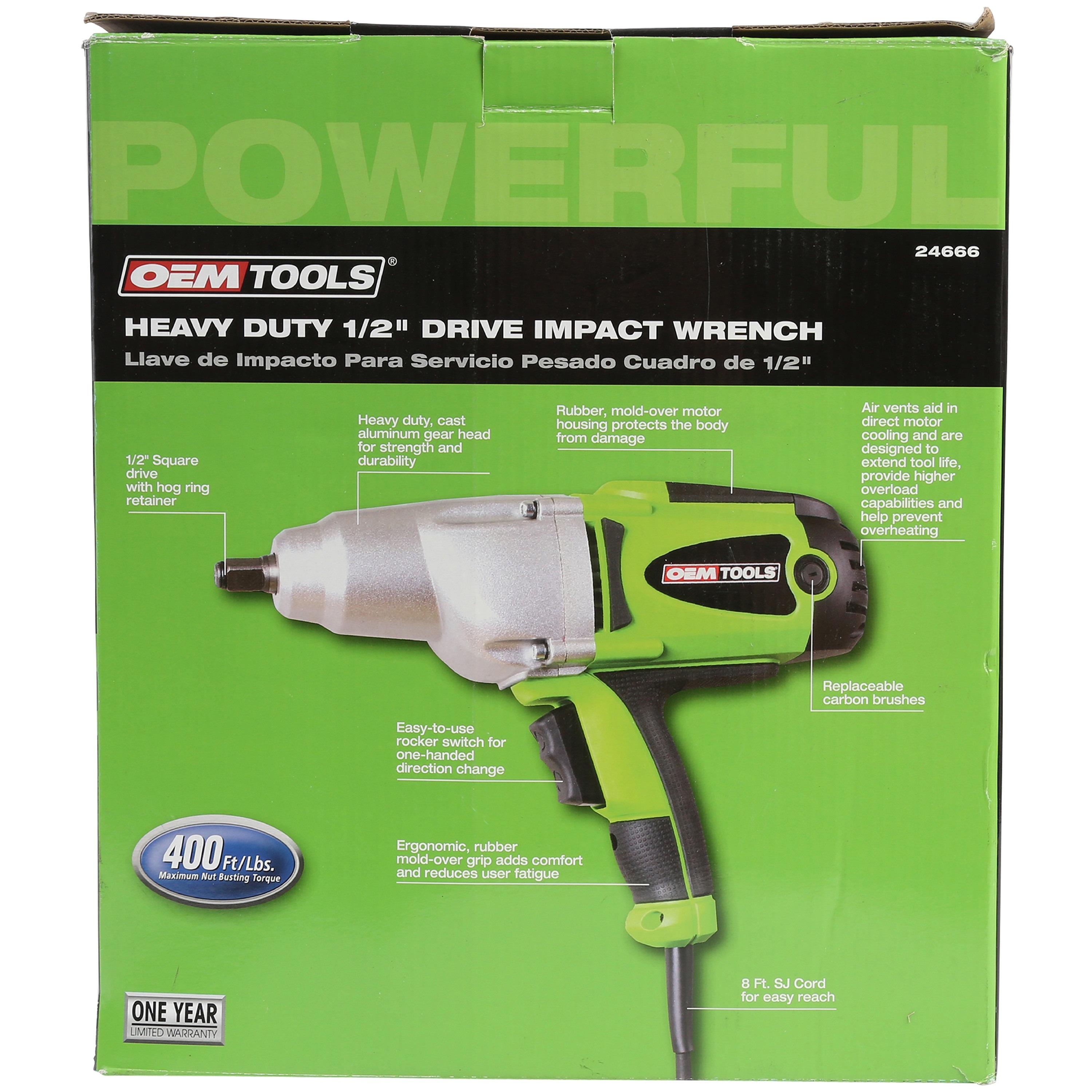 OEMTOOLS 1/2in Corded Impact Wrench | AutoZone