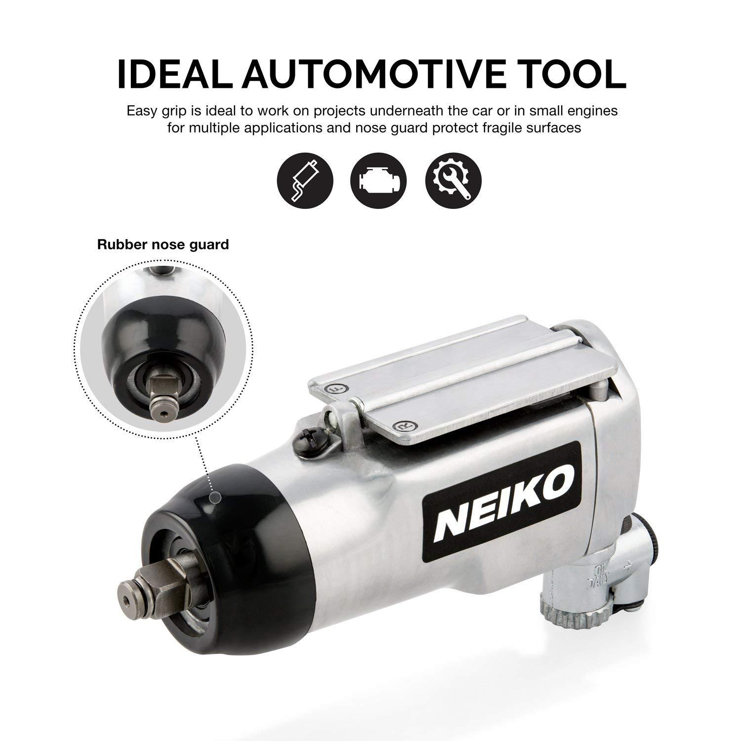 なく NEIKO 3/8in Drive Butterfly Impact Wrench, 75ft lbs 10,000 RPM, 1