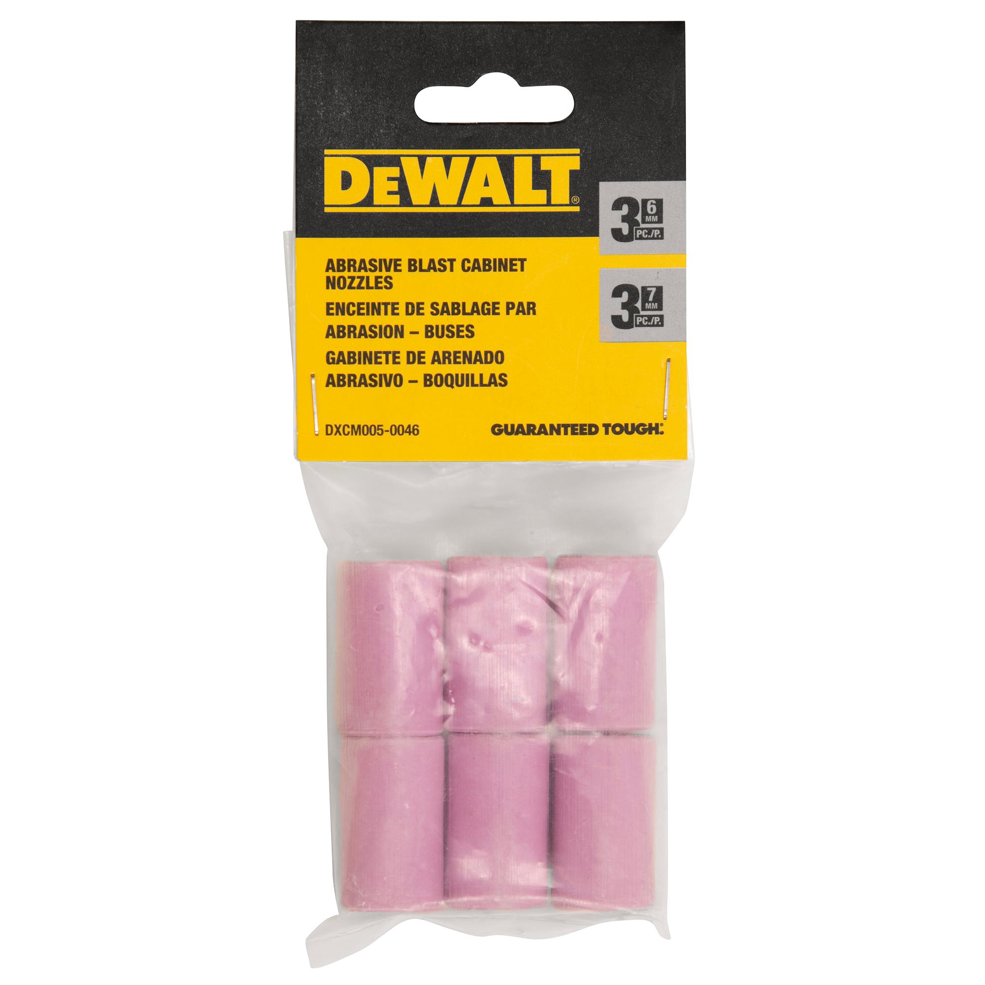 Dewalt 7mm Replacement Nozzle for Abrasive Blast Cabinet Gun 3