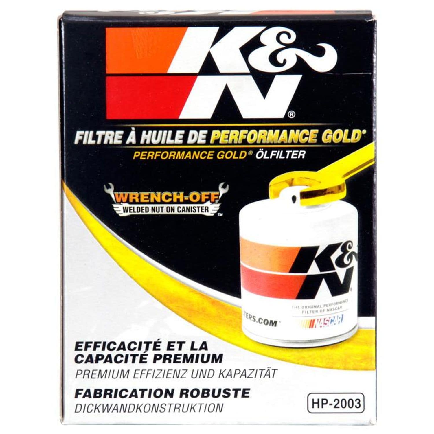 K&N Performance Spin-on Canister Engine Oil Filter HP-2003 | AutoZone