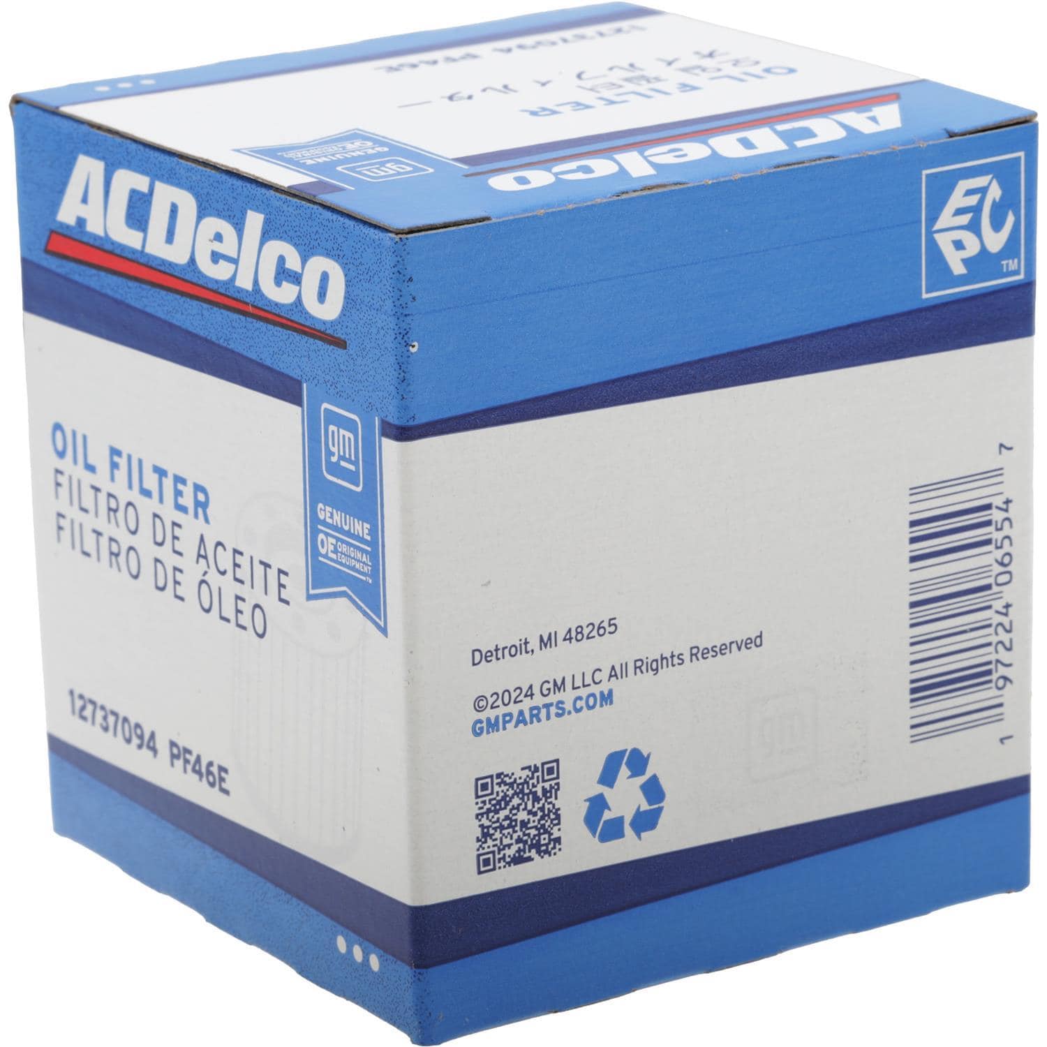 ACDelco GM Original Equipment Spin On Engine Oil Filter PF46E